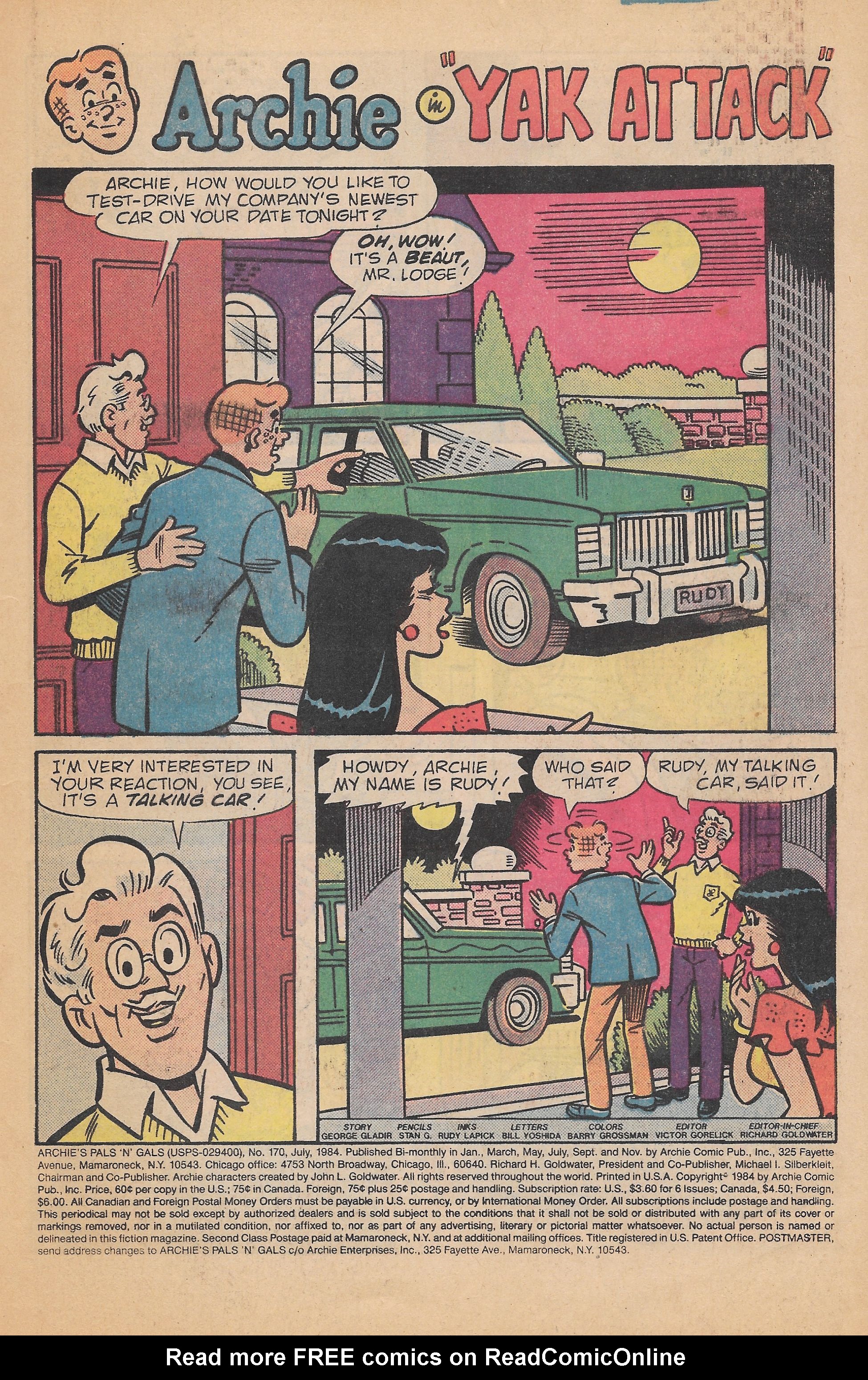 Read online Archie's Pals 'N' Gals (1952) comic -  Issue #170 - 3