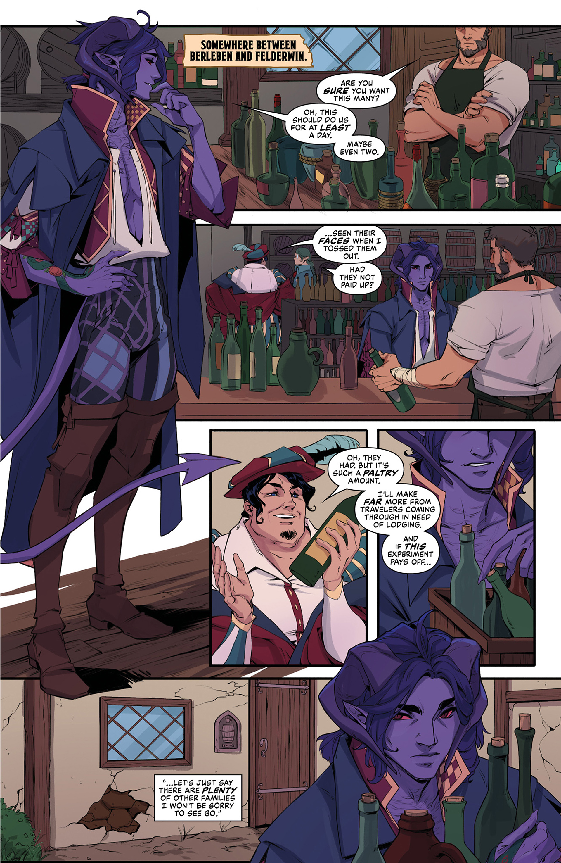 Read online Critical Role: The Mighty Nein Origins - Mollymauk Tealeaf comic -  Issue # Full - 23