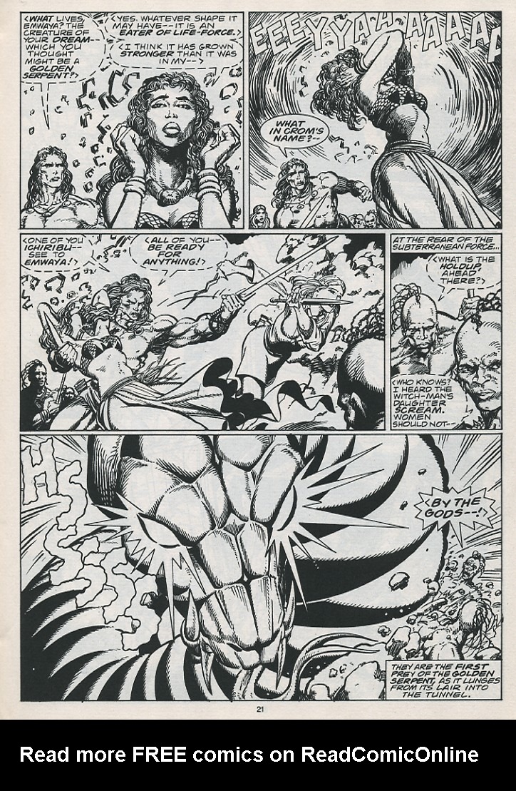 The Savage Sword Of Conan issue 215 - Page 23