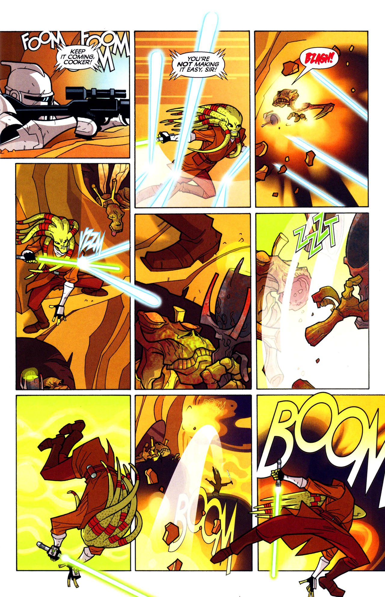 Read online Free Comic Book Day and Star Wars: The Clone Wars-Gauntlet of Death comic -  Issue # Full - 7