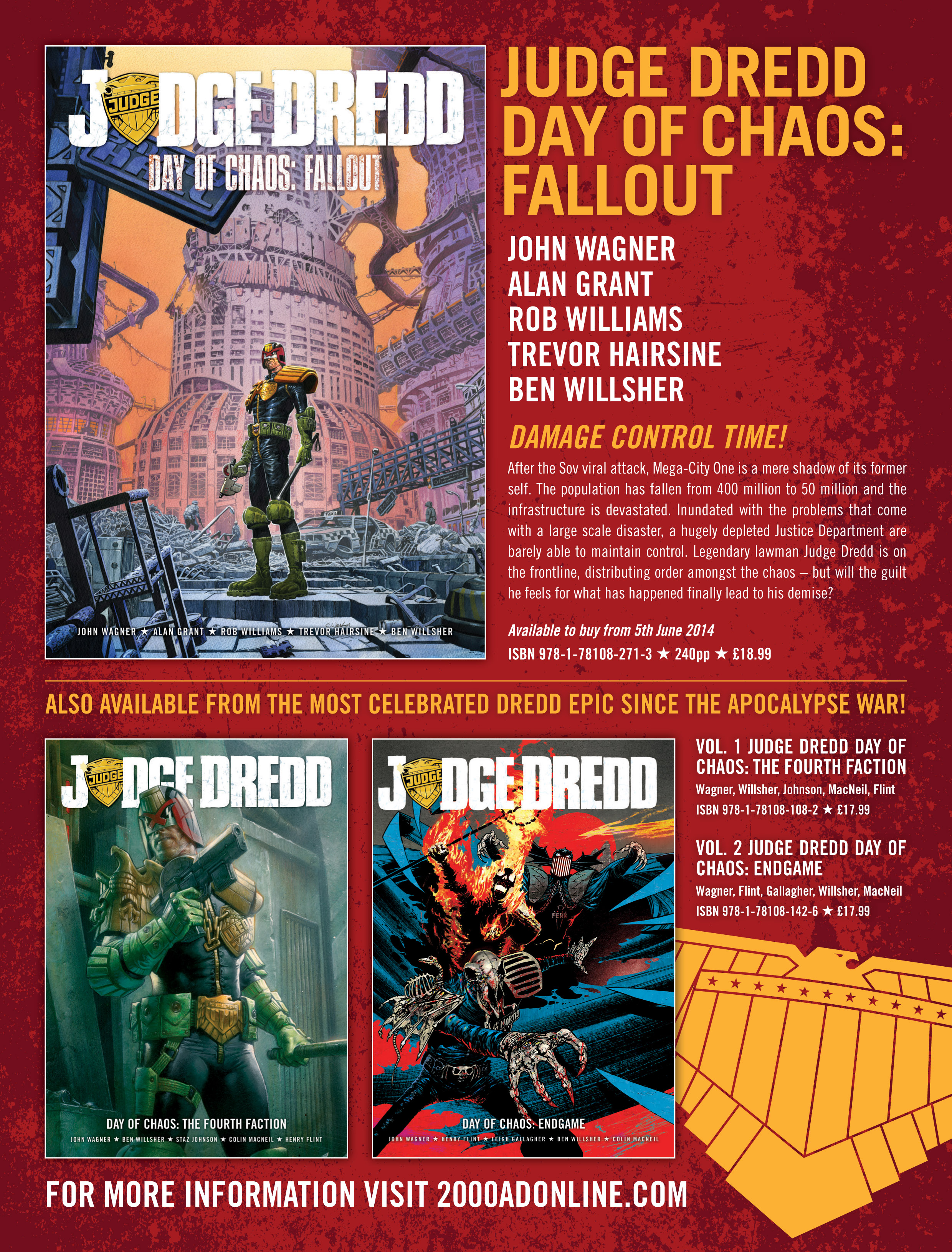 Read online Free Comic Book Day 2014 comic -  Issue # 2000 AD - 9