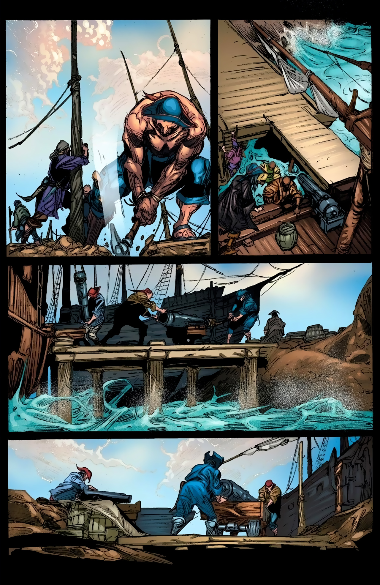 Read online Blackbeard: Legend of the Pyrate King comic -  Issue #5 - 16