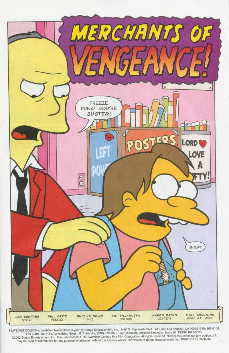 Read online Simpsons Comics comic -  Issue #68 - 2