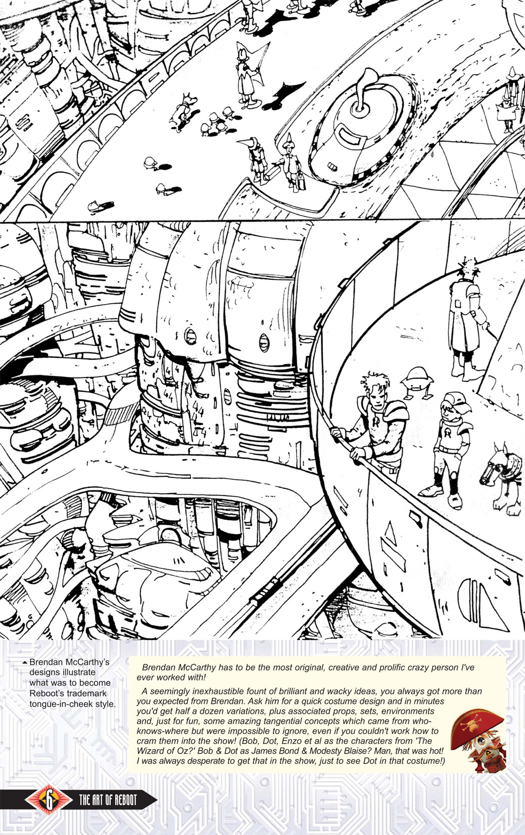 Read online The Art of Reboot comic -  Issue # TPB - 6