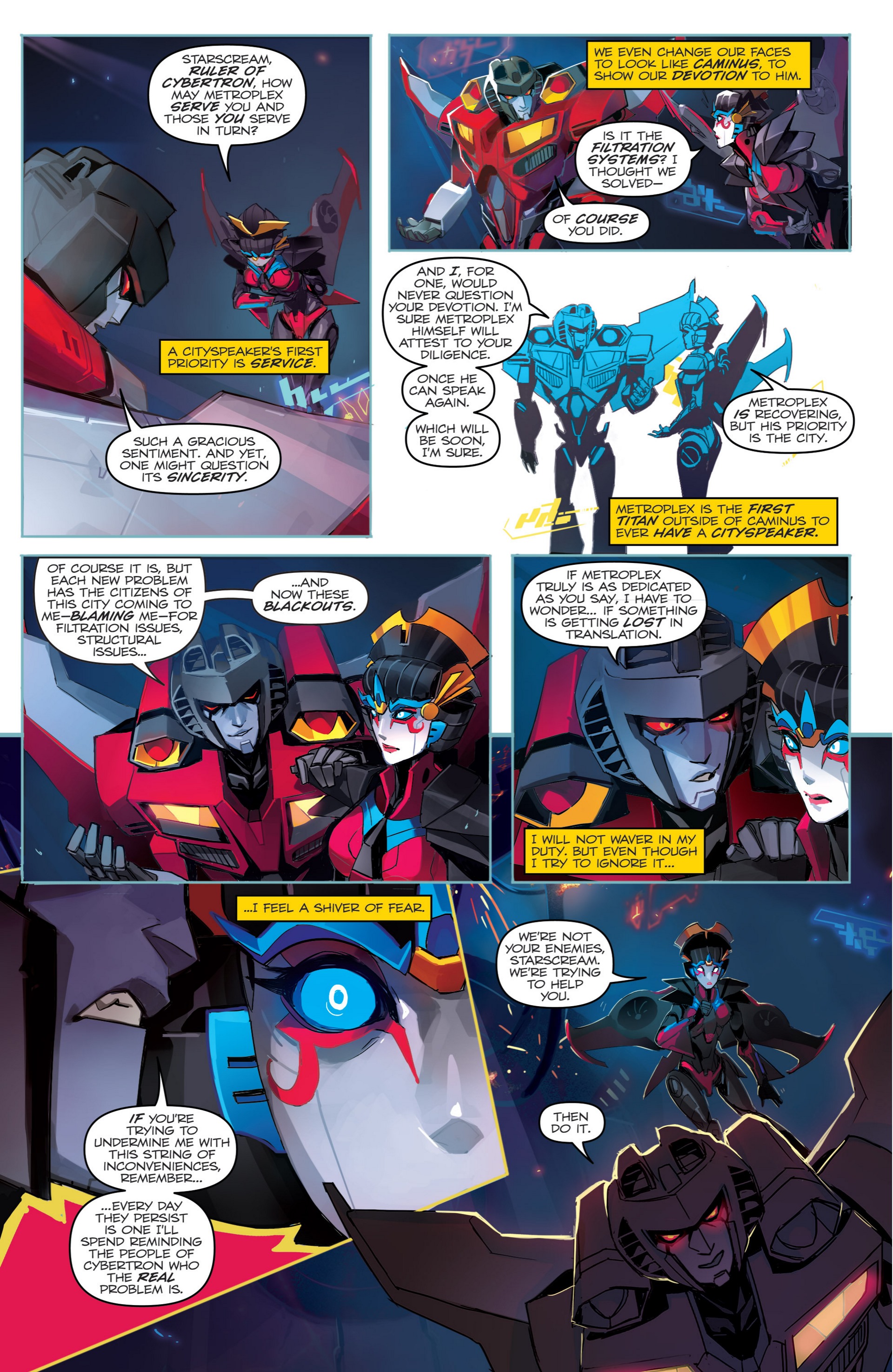Read online The Transformers: Windblade (2014) comic -  Issue #1 - 8