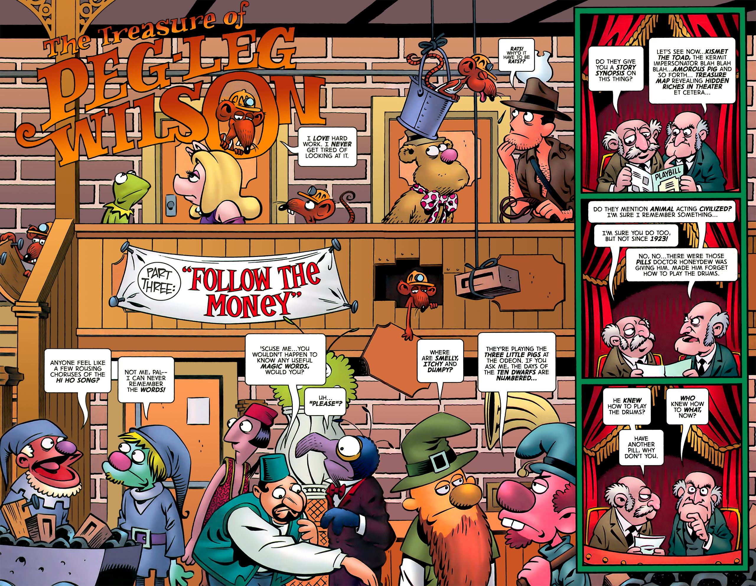 Read online The Muppet Show: The Treasure of Peg-Leg Wilson comic -  Issue #3 - 4