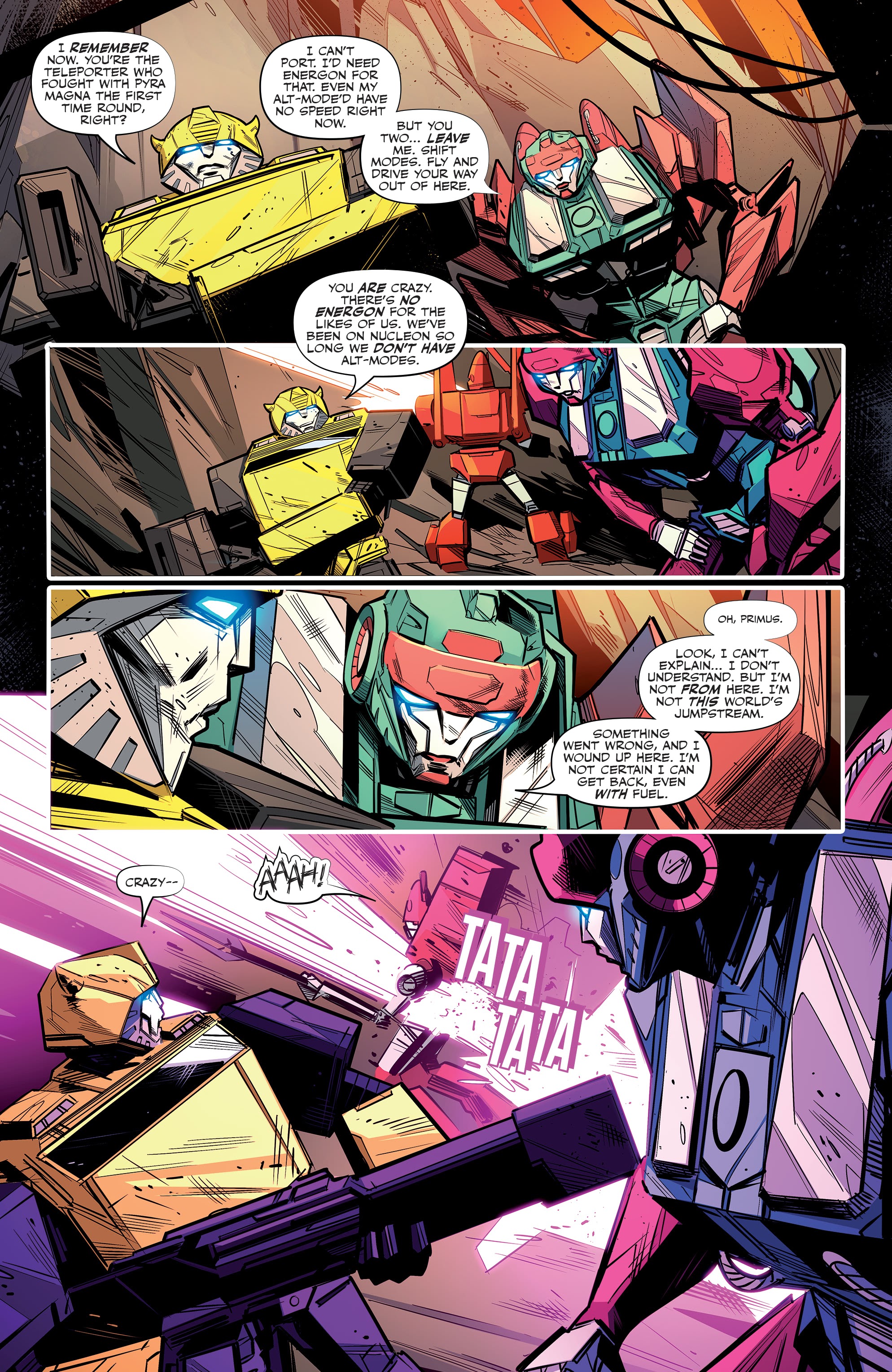 Read online Transformers (2019) comic -  Issue #32 - 16