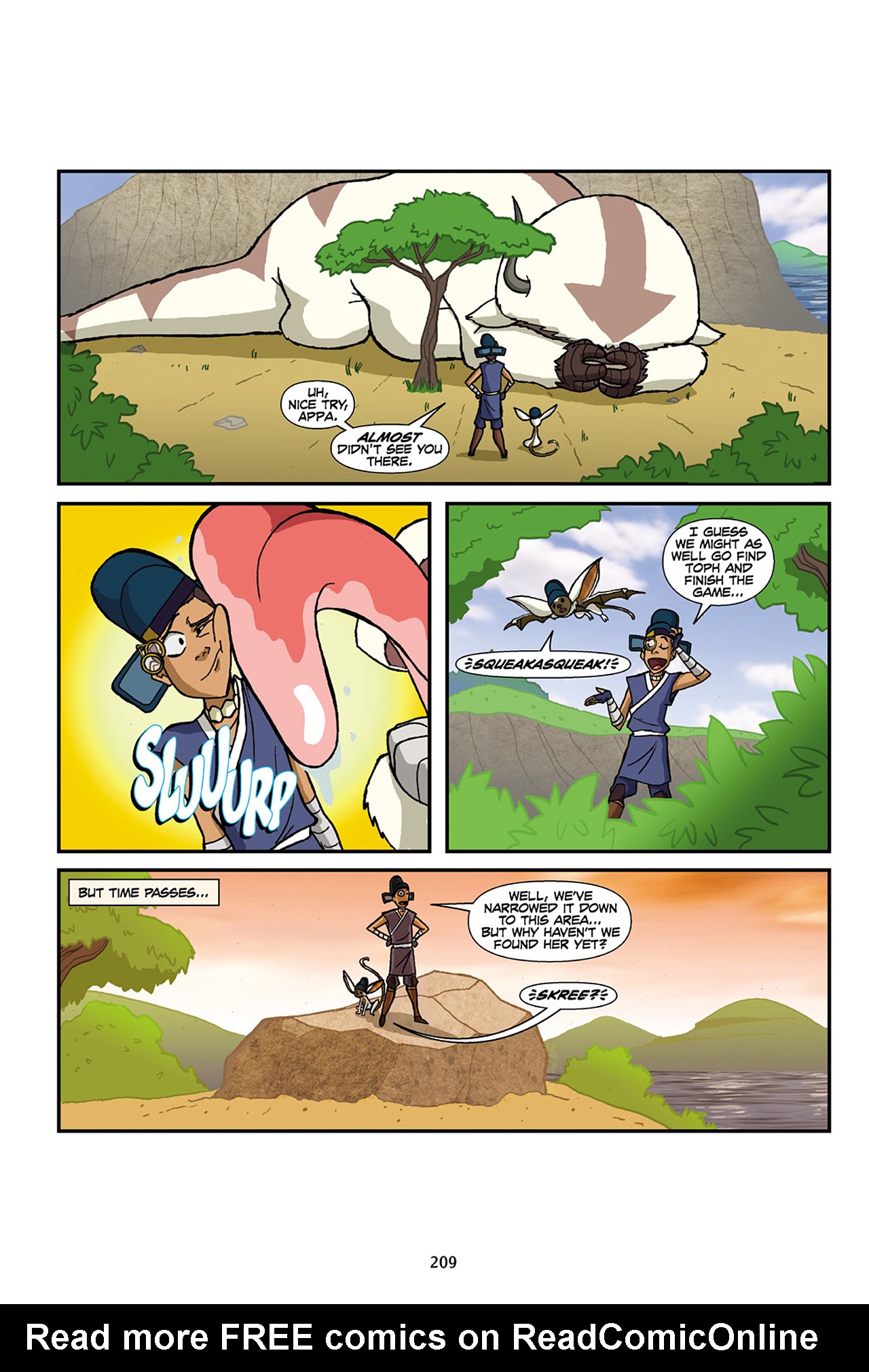 Read online Nickelodeon Avatar: The Last Airbender - The Lost Adventures comic -  Issue # Full - 210