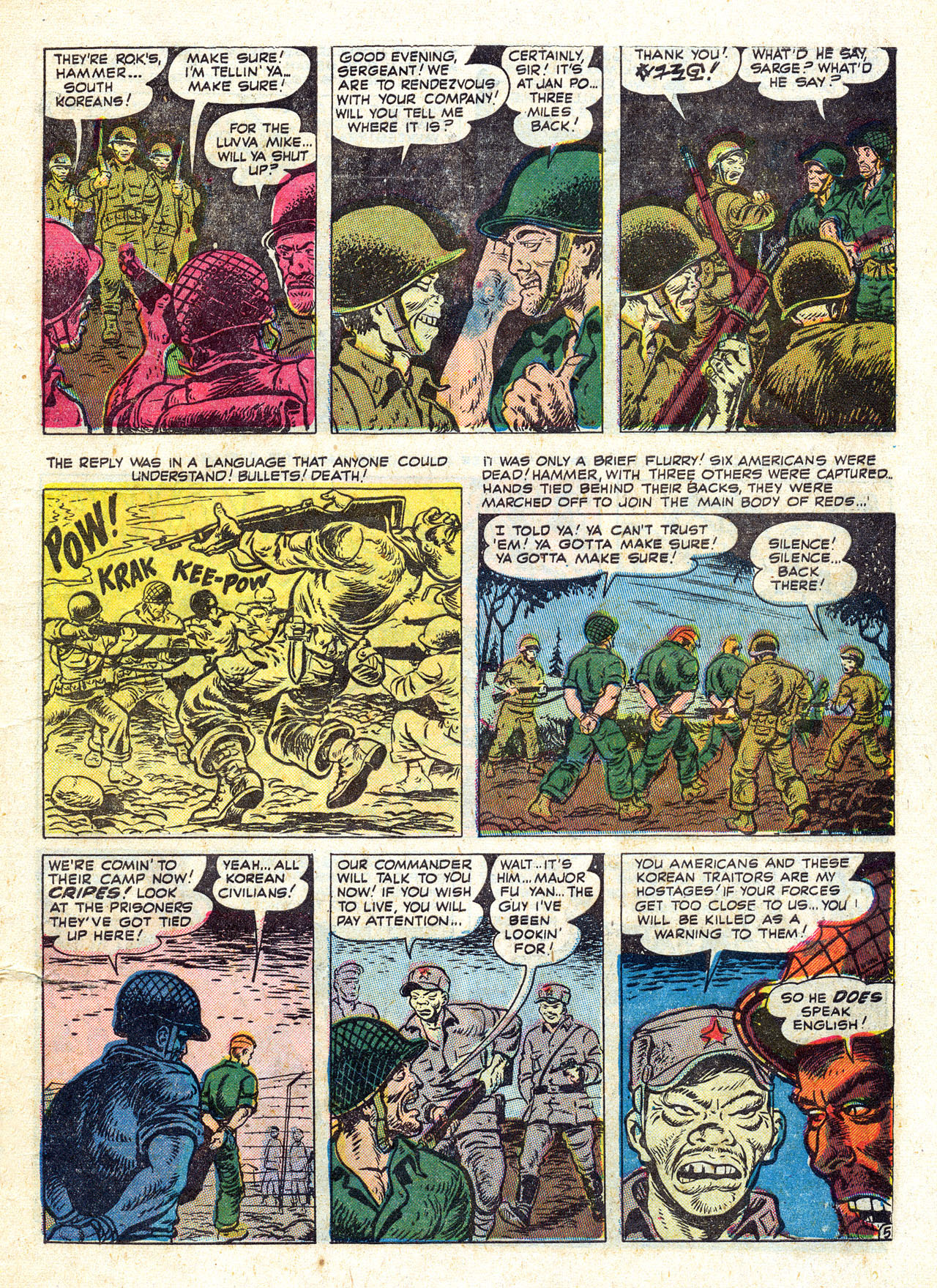 Read online War Action comic -  Issue #4 - 7