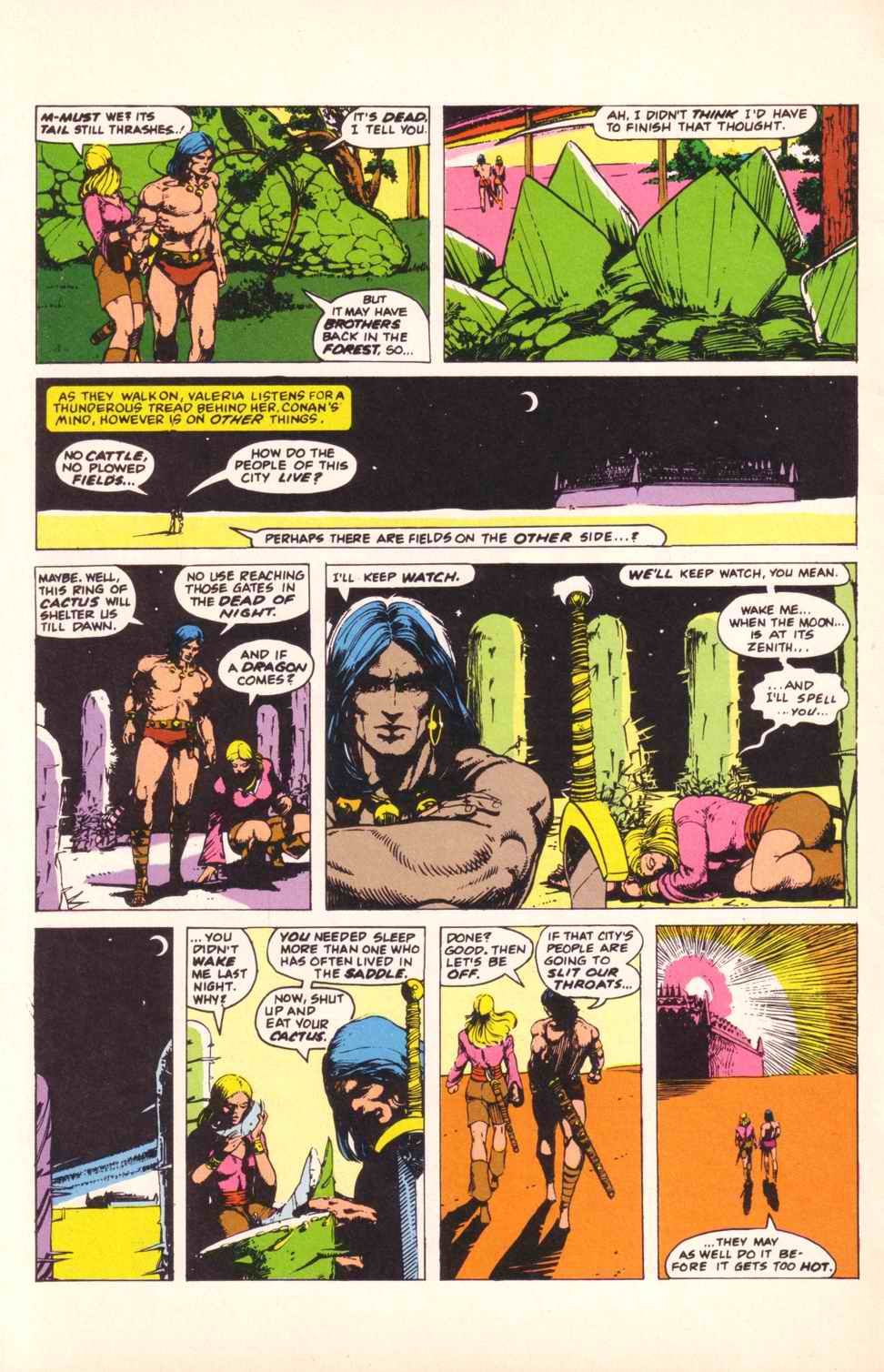 Read online Robert E. Howard's Conan the Barbarian comic -  Issue # Full - 14