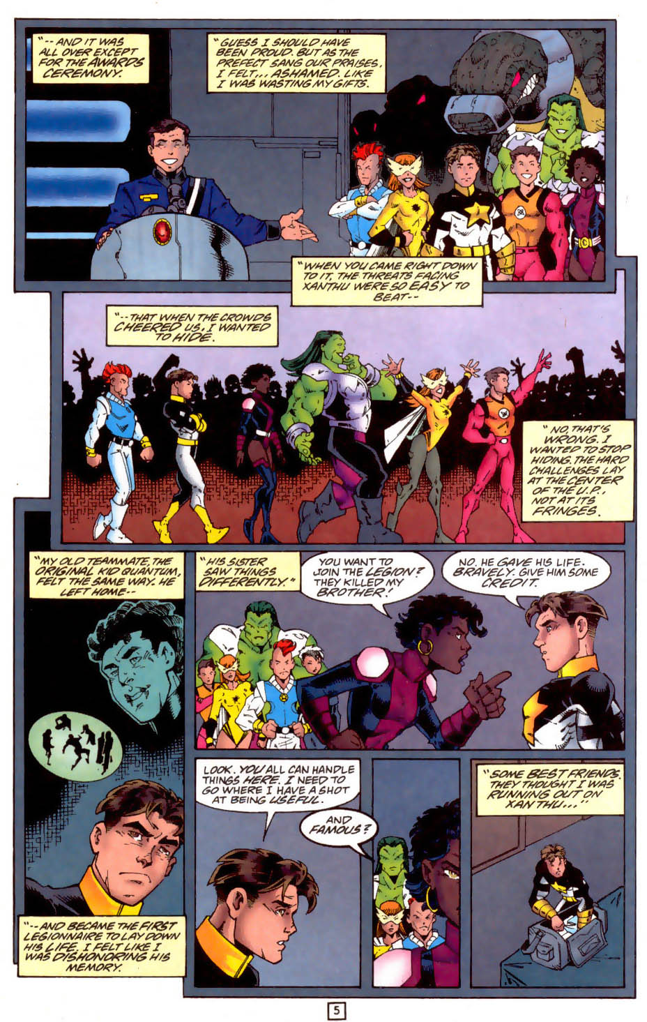 Read online Legends of the Legion comic -  Issue #4 - 5