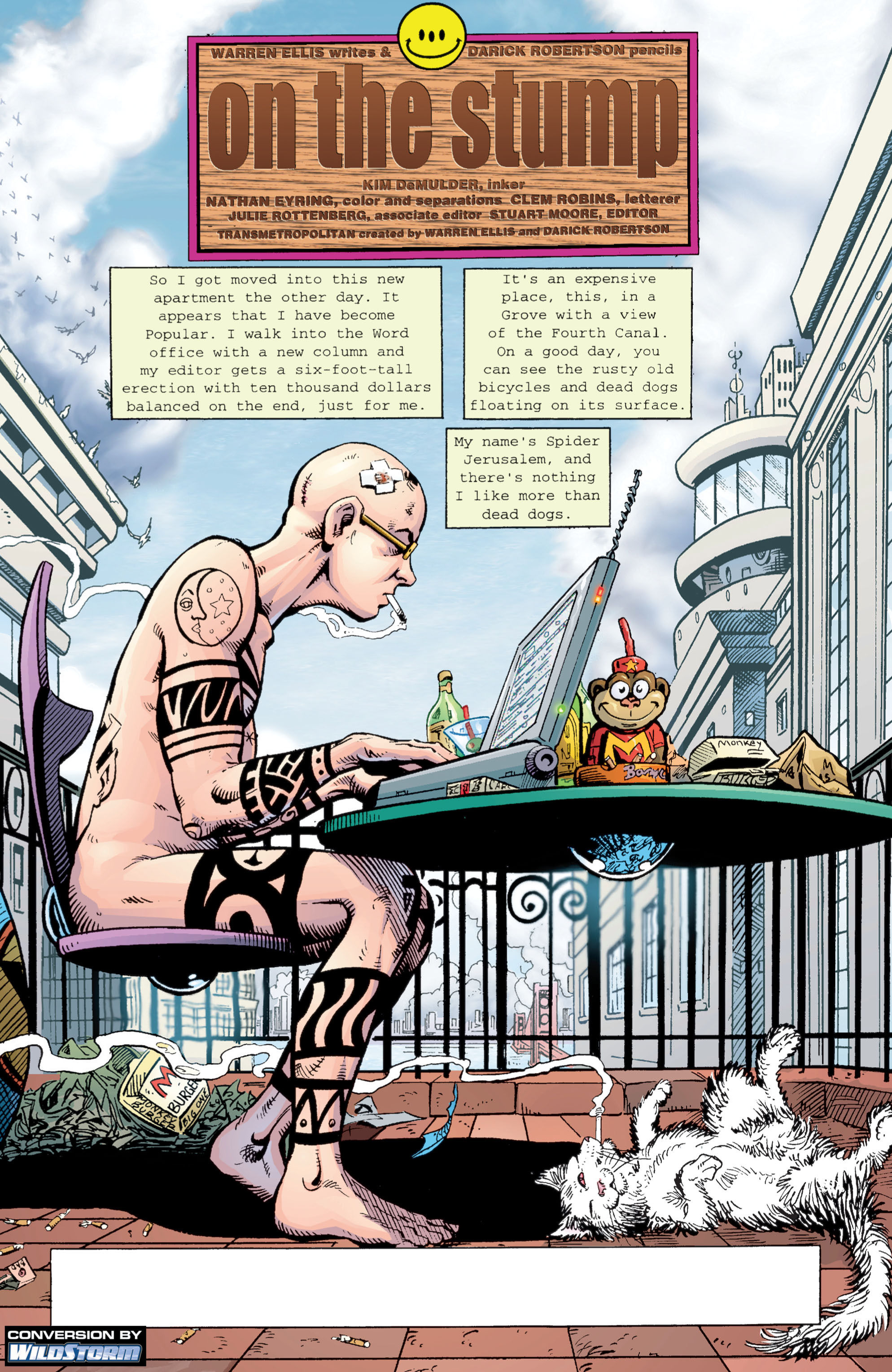 Read online Transmetropolitan comic -  Issue #4 - 2
