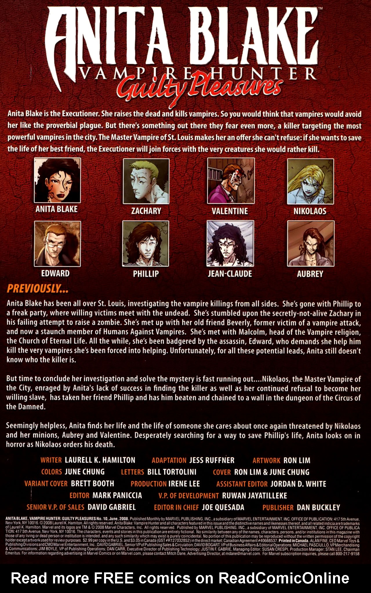 Read online Anita Blake, Vampire Hunter: Guilty Pleasures comic -  Issue #10 - 2