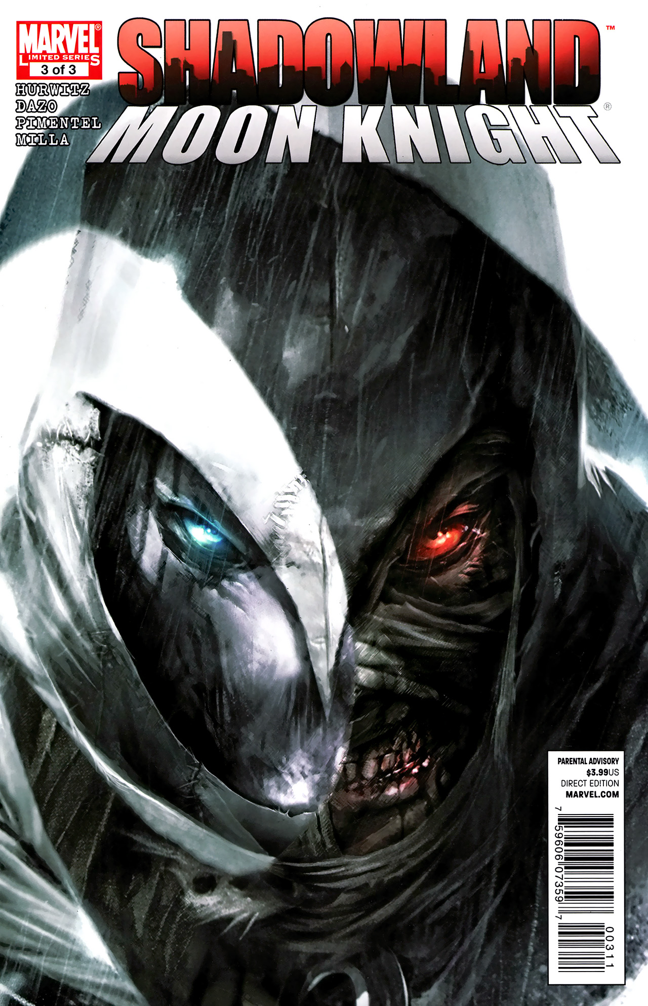 Read online Shadowland: Moon Knight comic -  Issue #3 - 1