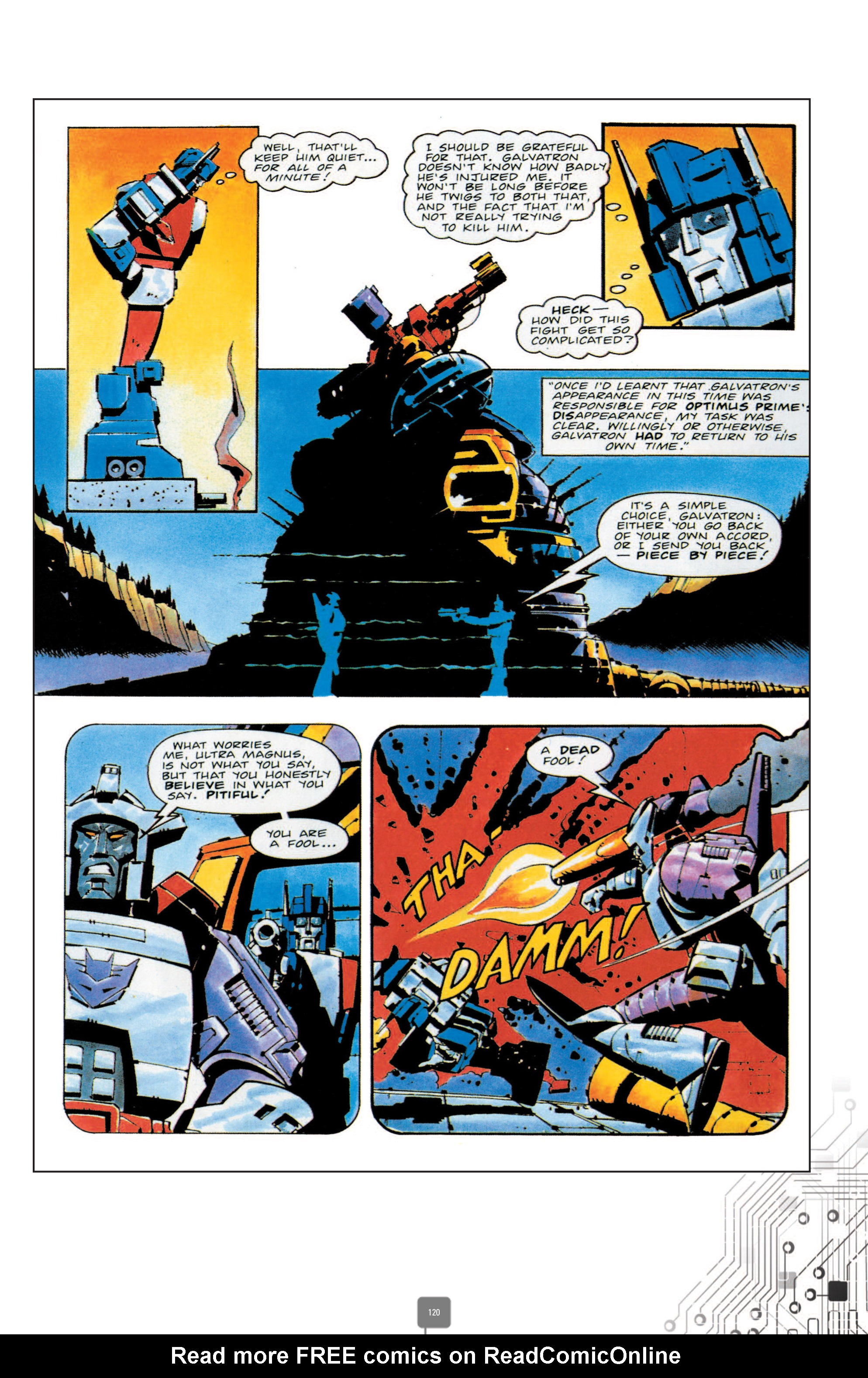 Read online The Transformers Classics UK comic -  Issue # TPB 3 - 121