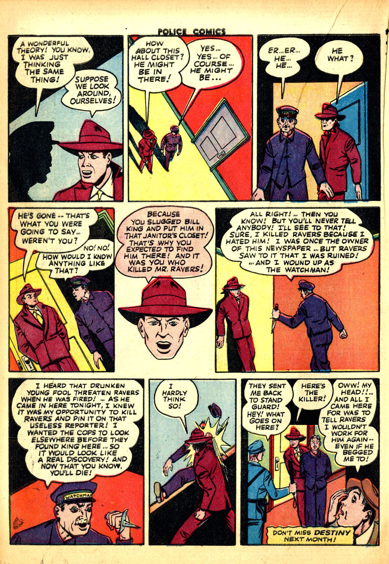 Read online Police Comics comic -  Issue #24 - 30