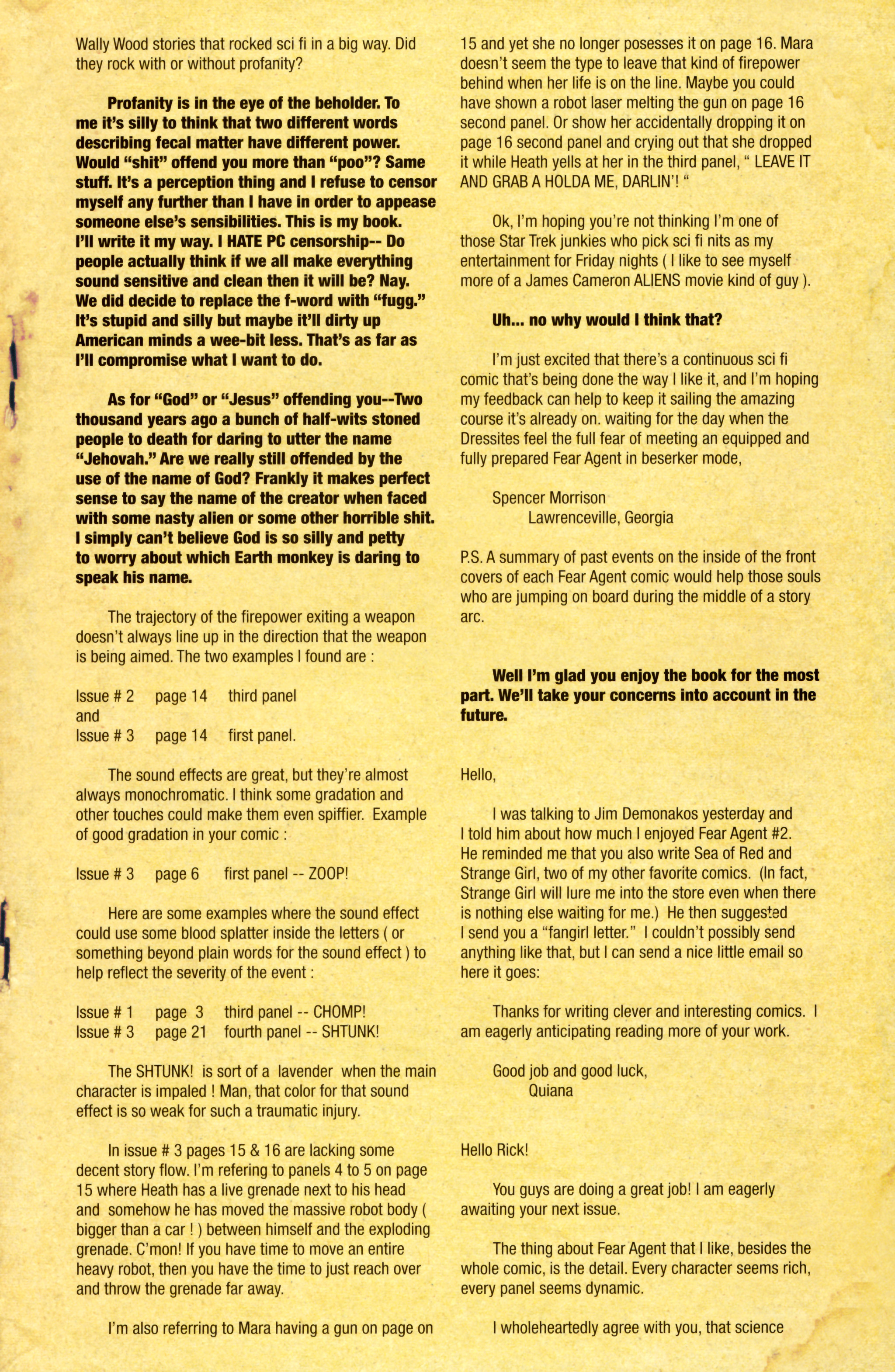 Read online Fear Agent comic -  Issue #4 - 29