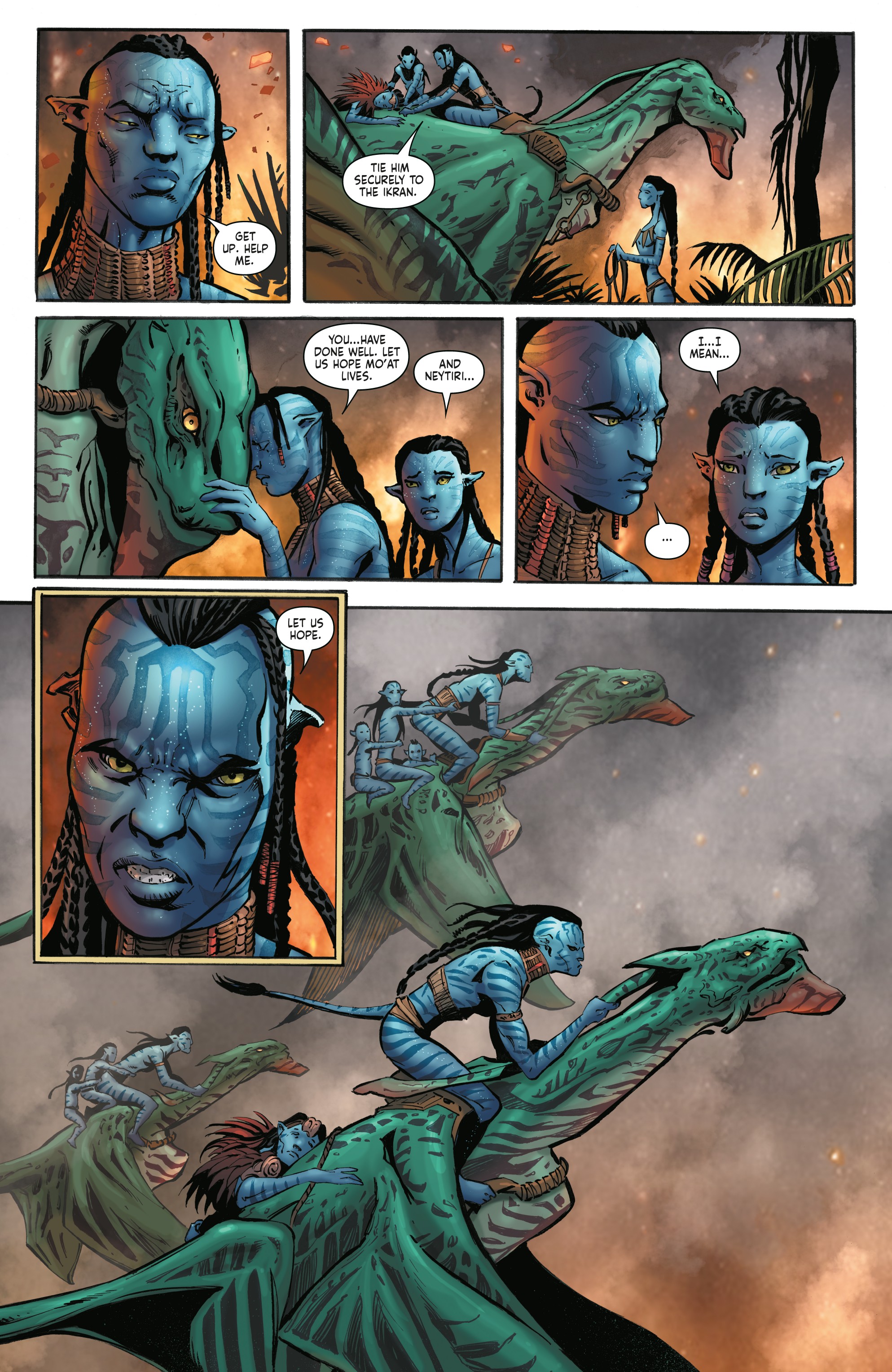Read online Avatar: Tsu'tey's Path comic -  Issue #5 - 16
