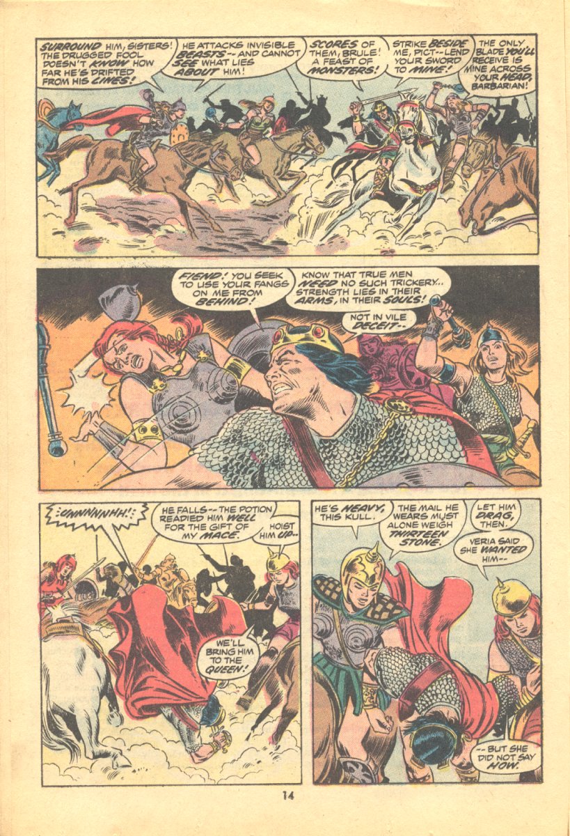 Read online Kull, the Conqueror (1971) comic -  Issue #10 - 11