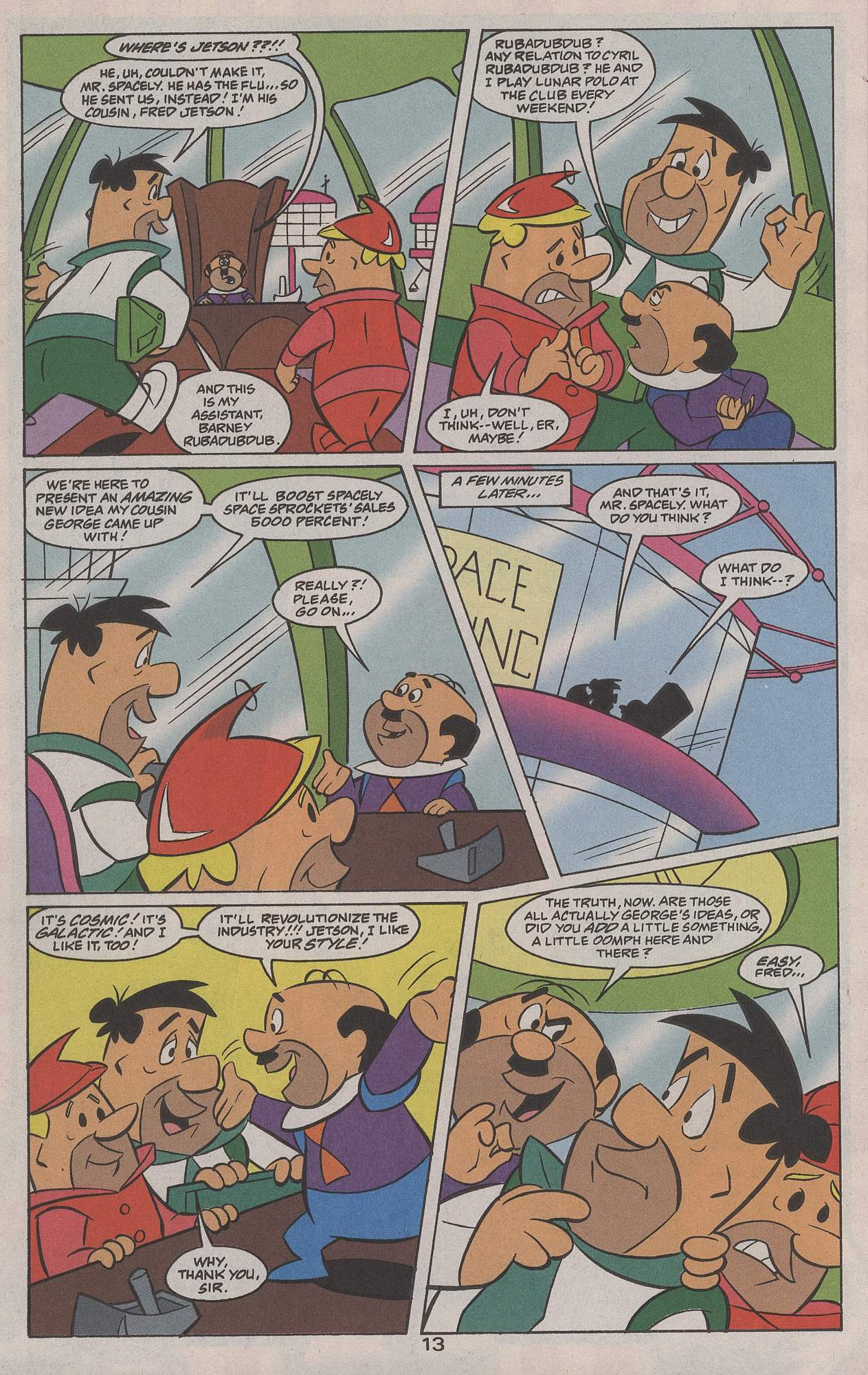 Read online The Flintstones and the Jetsons comic -  Issue #21 - 20
