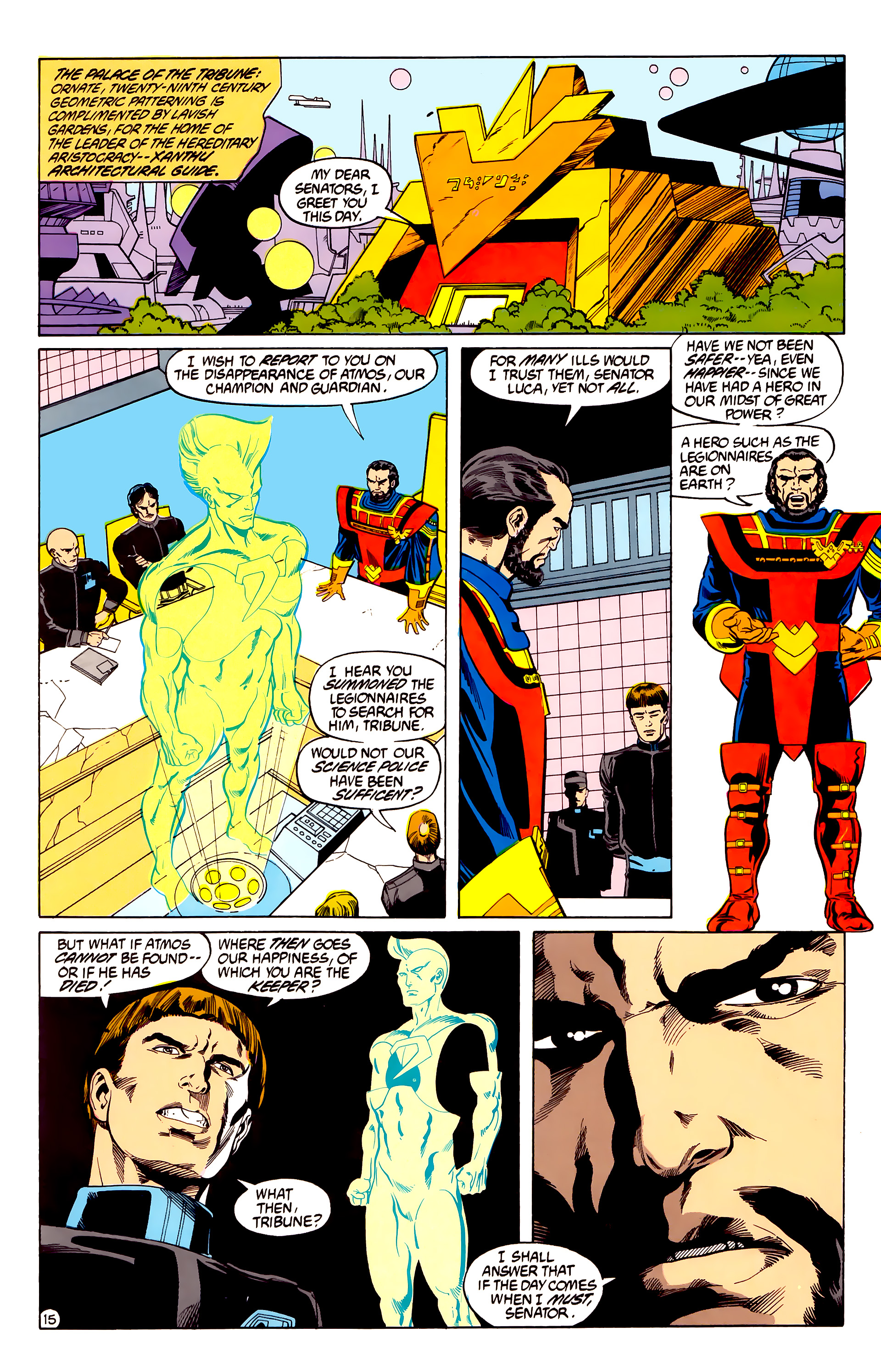Read online Legion of Super-Heroes (1984) comic -  Issue #28 - 17