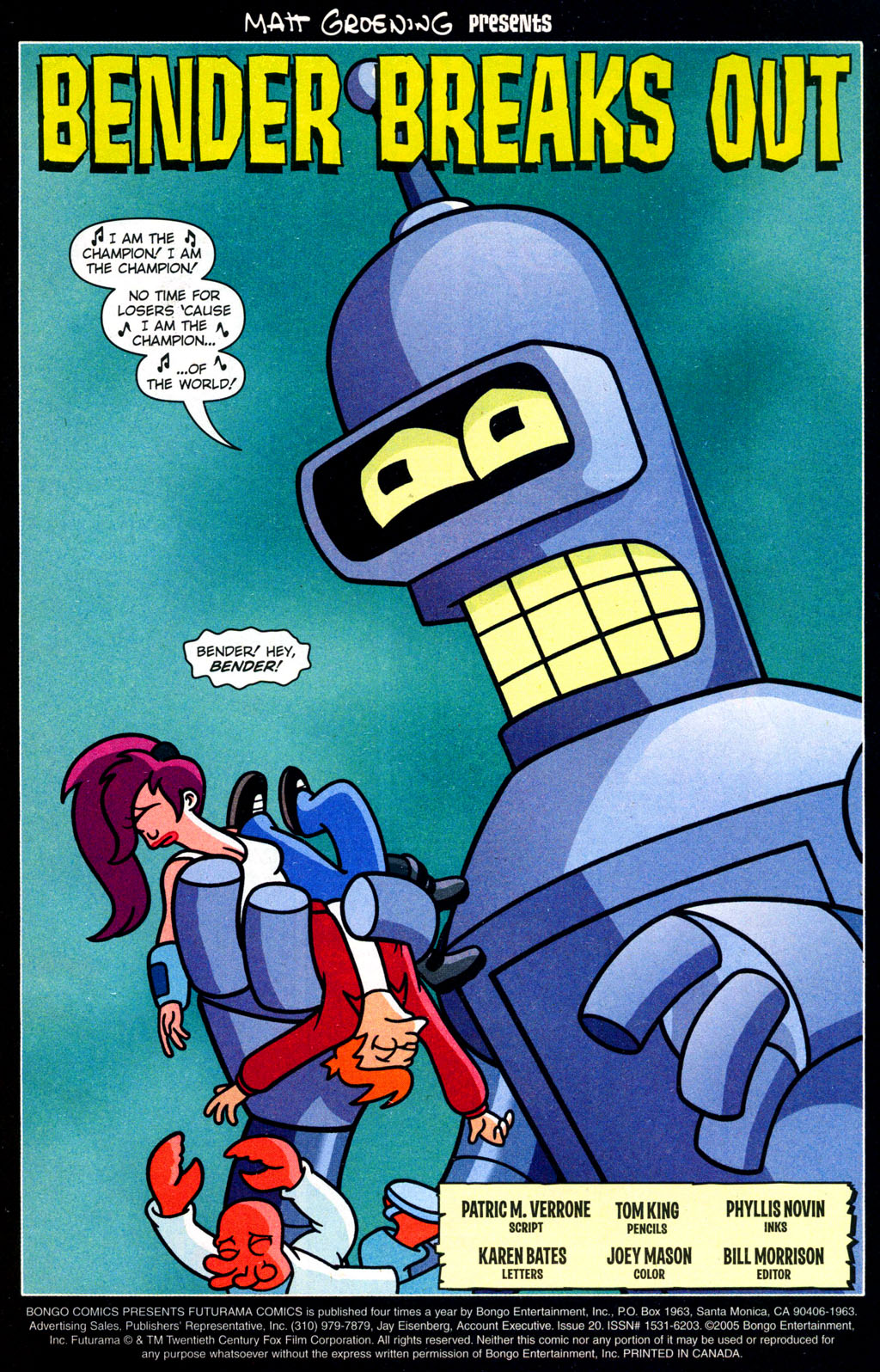 Read online Futurama Comics comic -  Issue #20 - 2