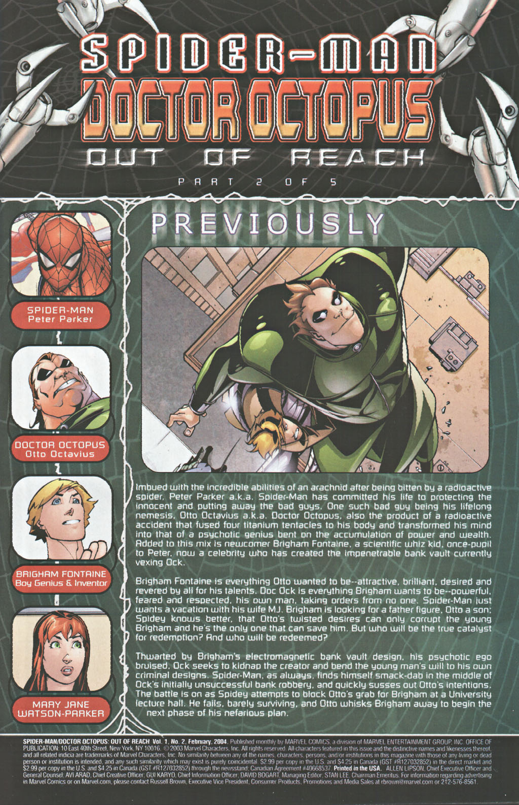 Read online Spider-Man/Doctor Octopus: Out of Reach comic -  Issue #2 - 2