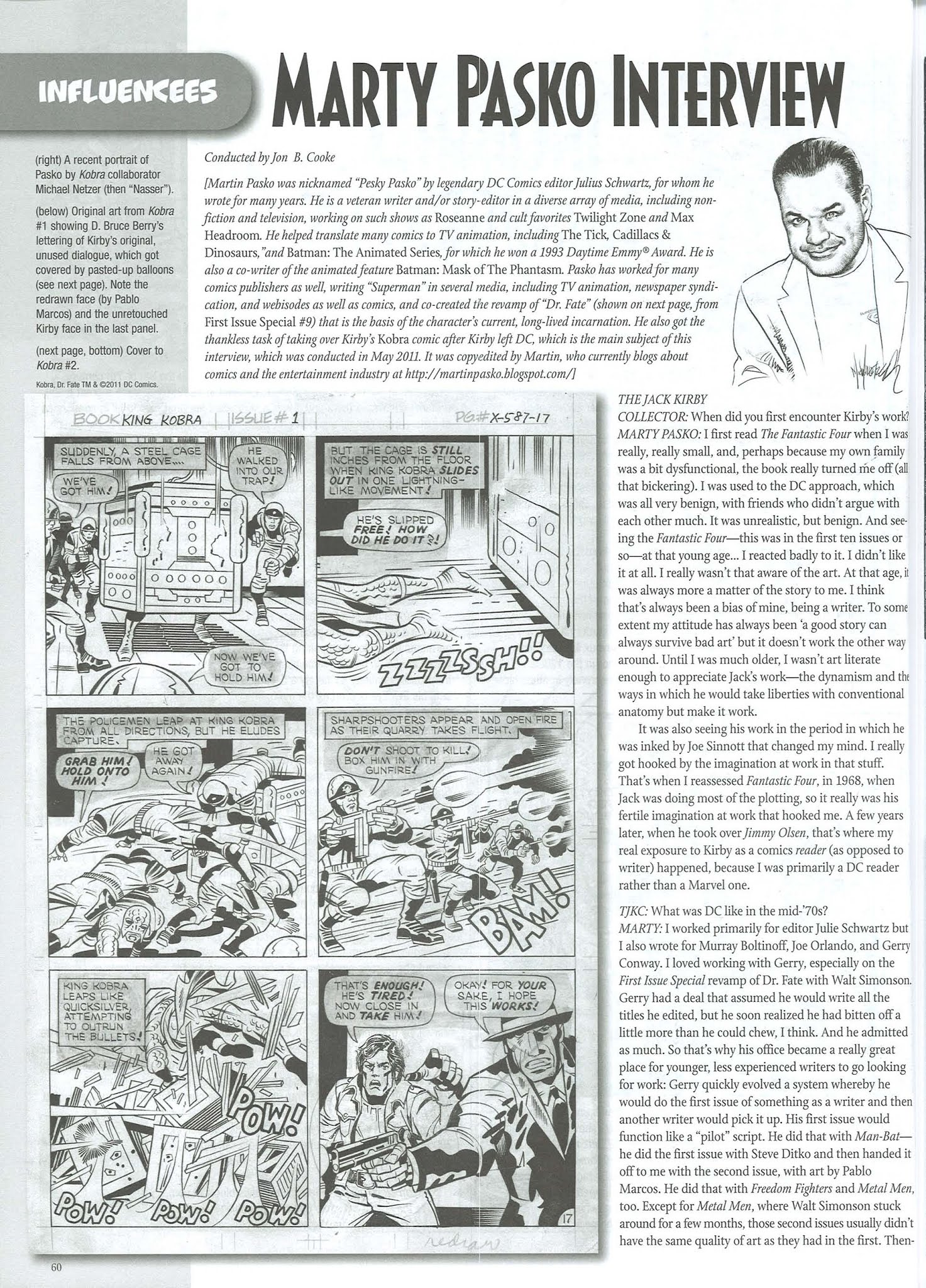 Read online The Jack Kirby Collector comic -  Issue #57 - 62