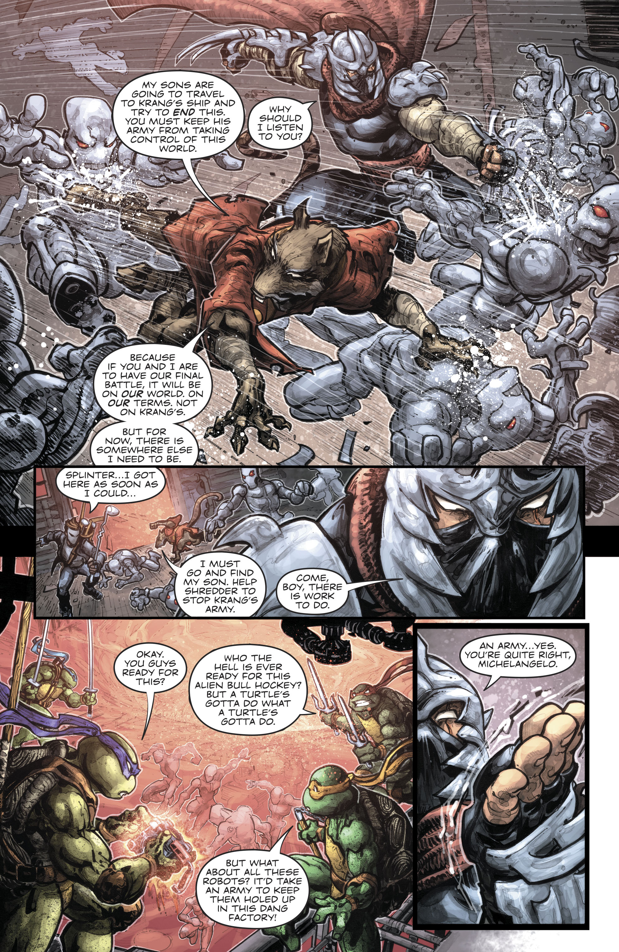 Read online Batman/Teenage Mutant Ninja Turtles III comic -  Issue #5 - 10