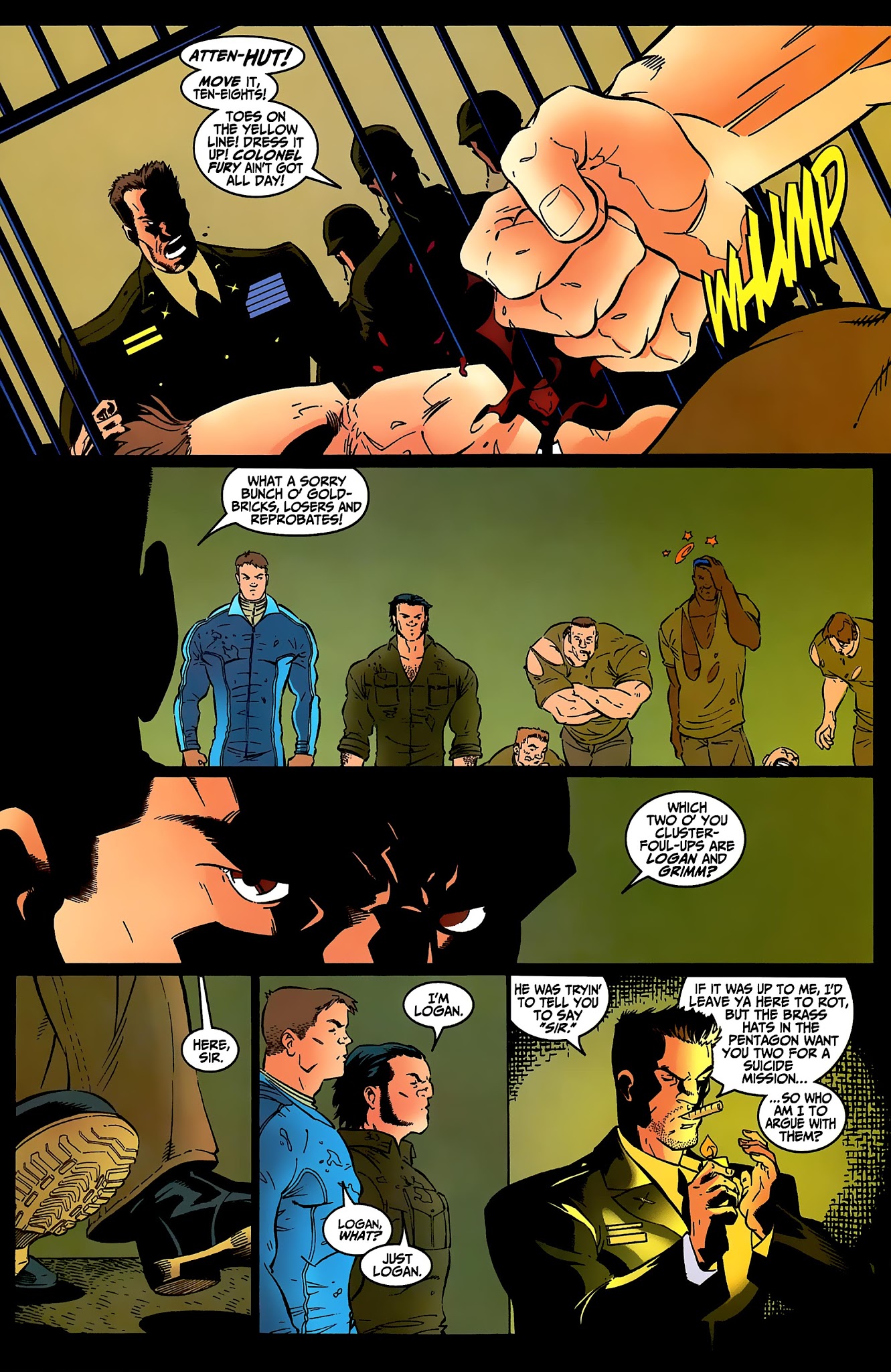 Read online Before the Fantastic Four: Ben Grimm and Logan comic -  Issue #1 - 10