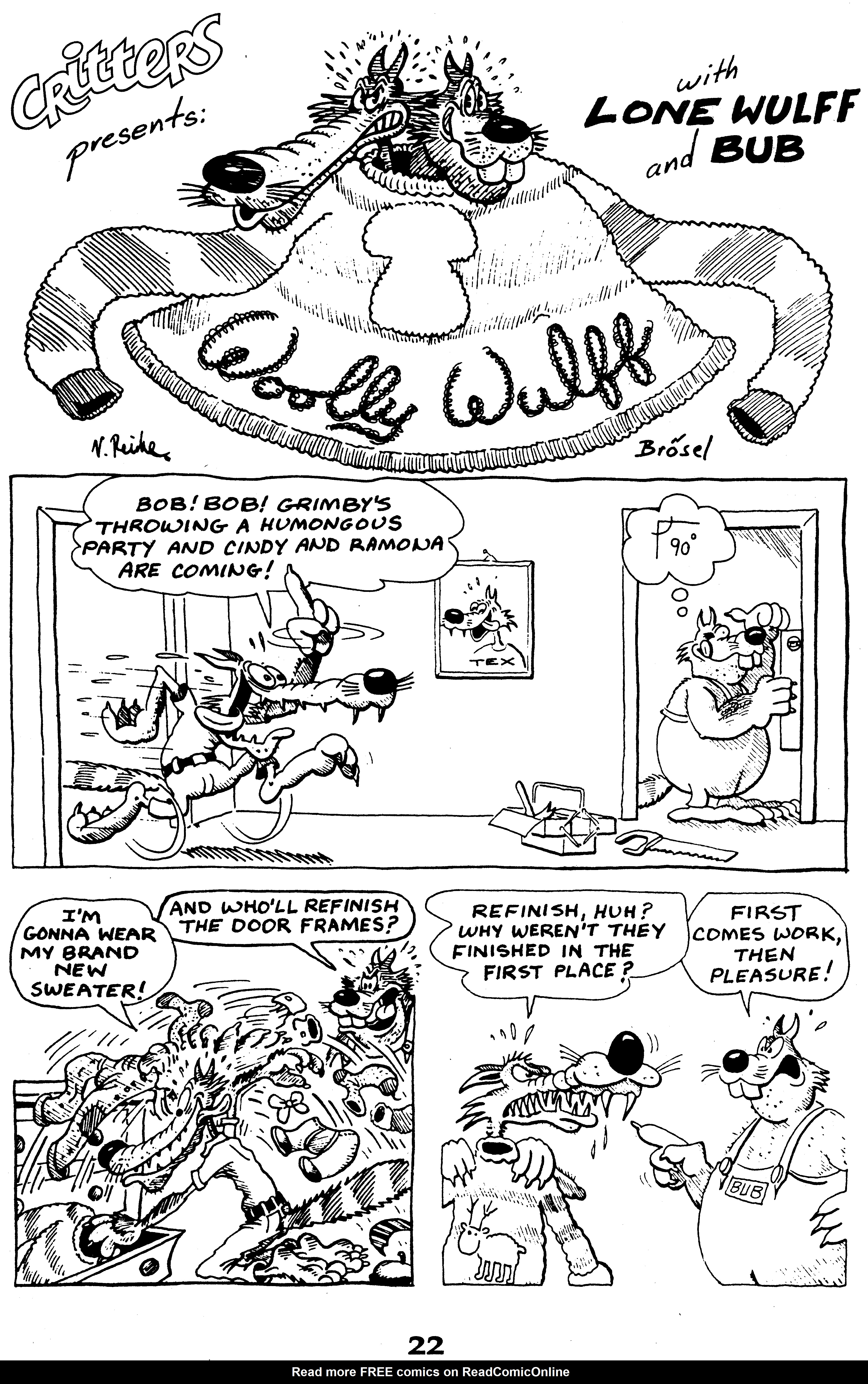 Read online Critters comic -  Issue #29 - 24