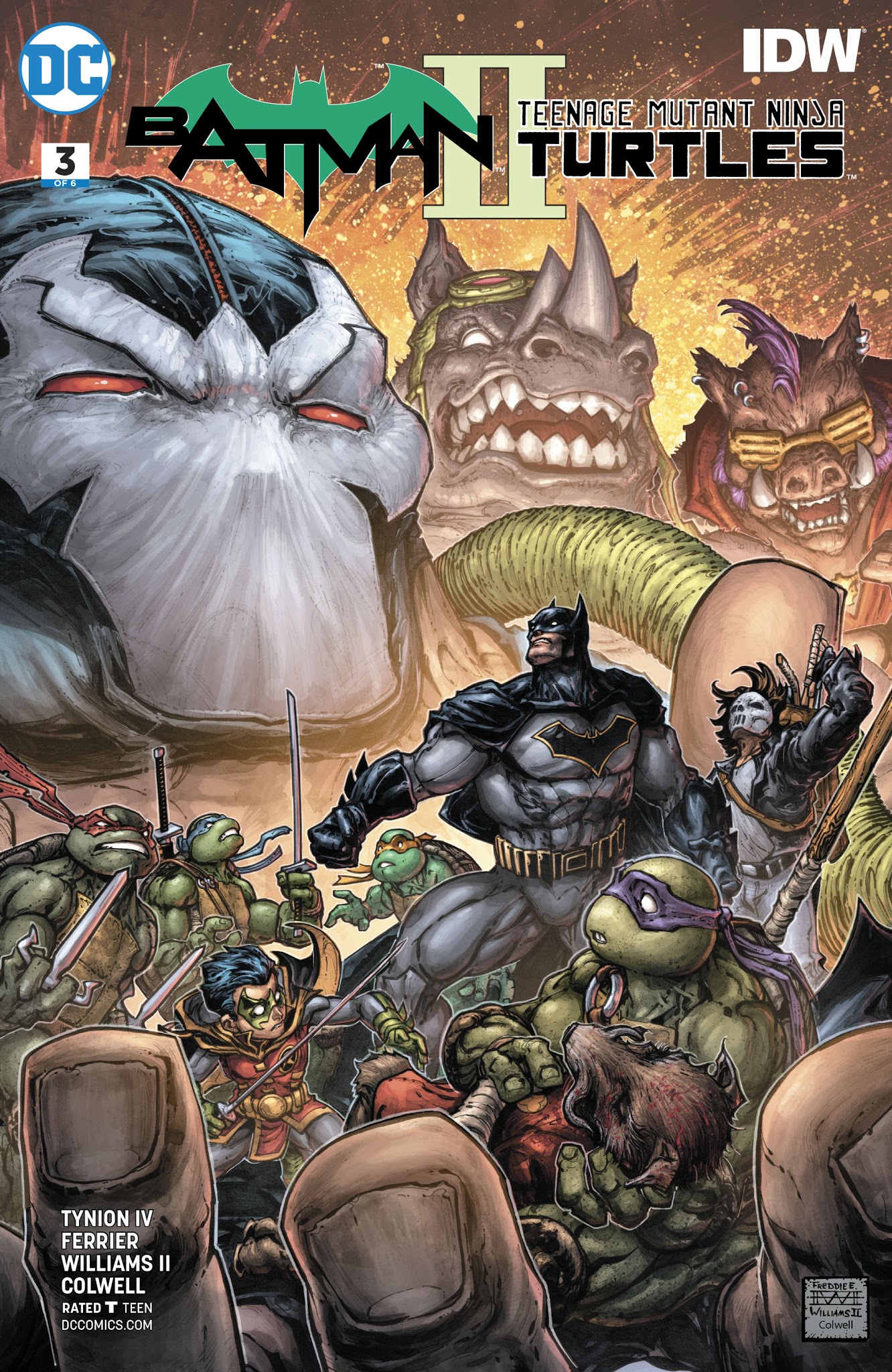 Read online Batman/Teenage Mutant Ninja Turtles II comic -  Issue #3 - 1
