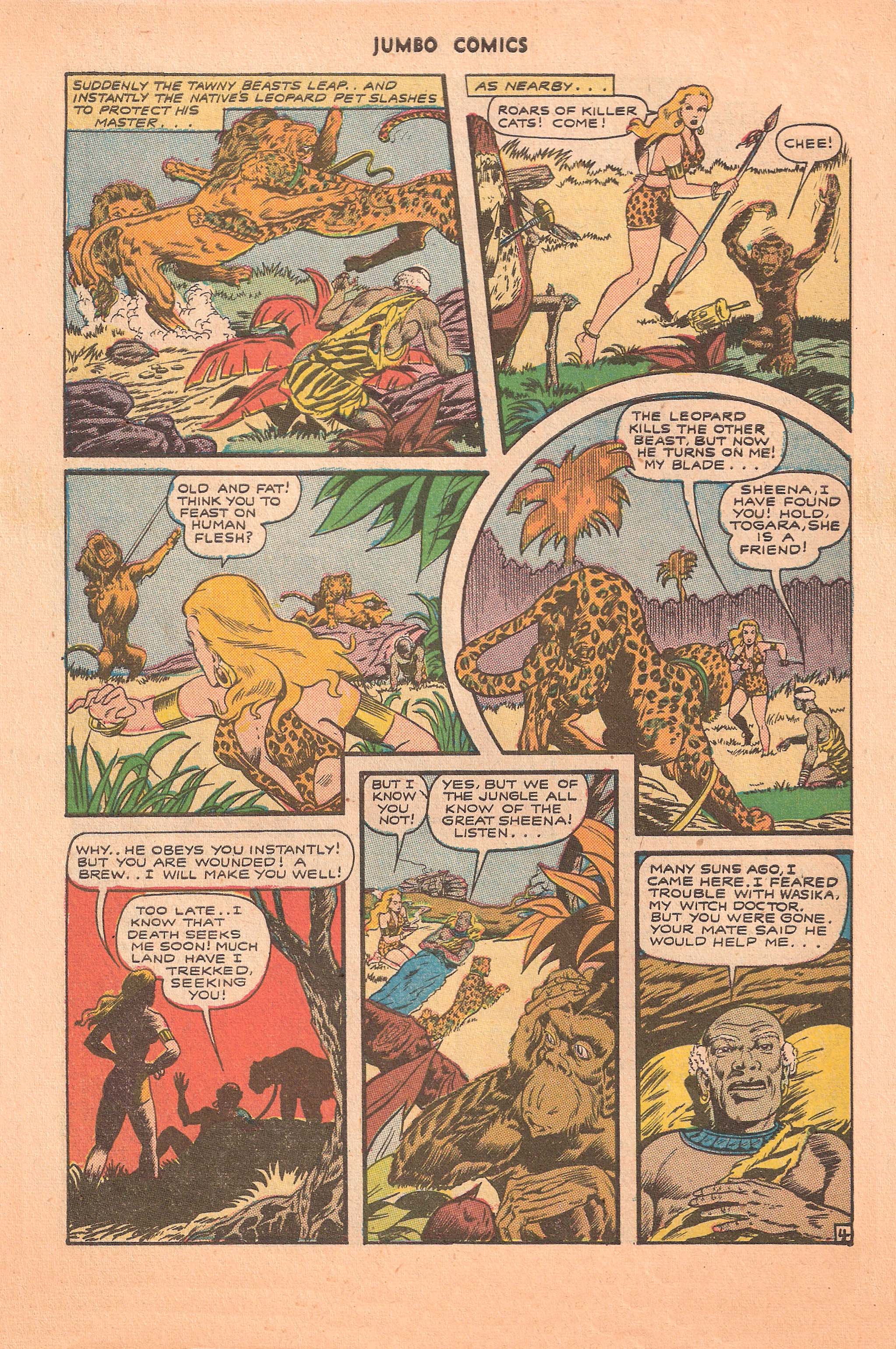 Read online Jumbo Comics comic -  Issue #73 - 6