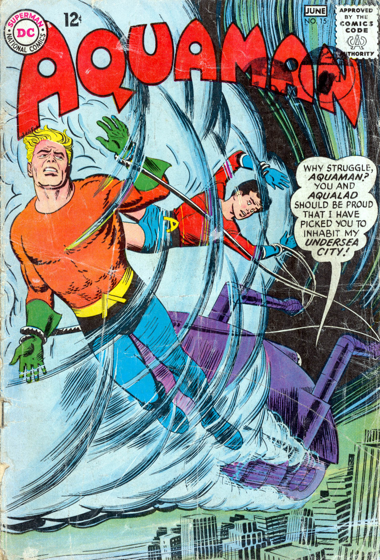 Read online Aquaman (1962) comic -  Issue #15 - 1