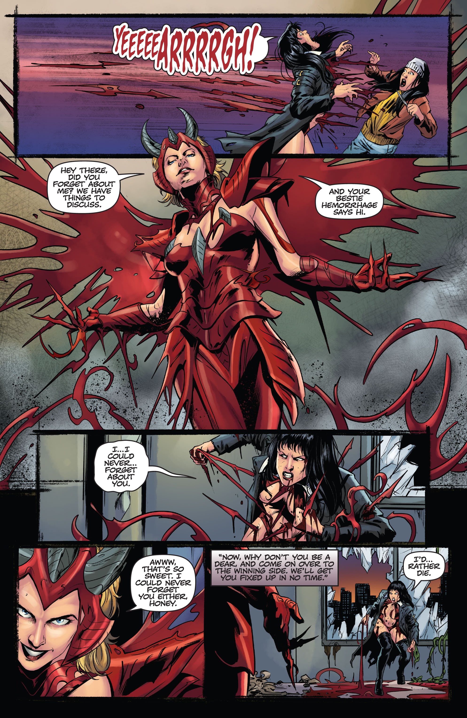 Read online Vengeance of Vampirella (2019) comic -  Issue #18 - 21