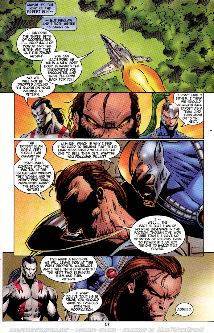 Read online Warblade: Endangered Species comic -  Issue #2 - 17
