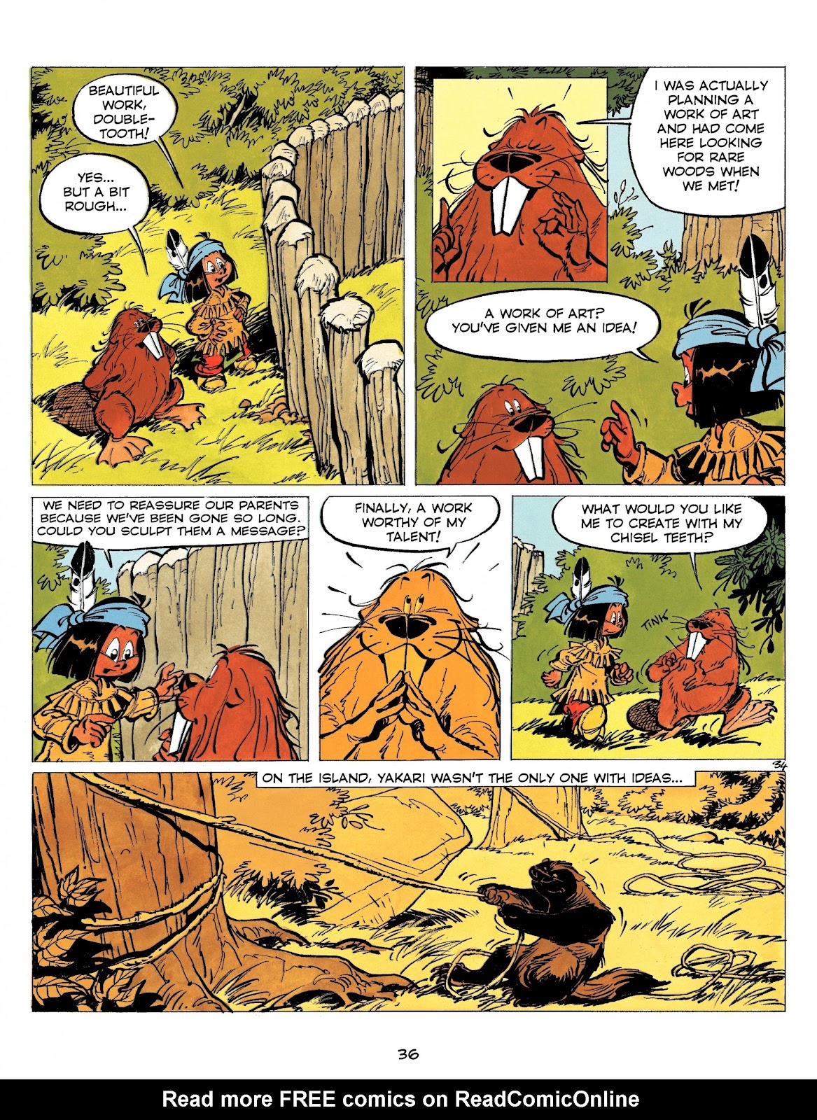 Yakari issue 7 - Page 36