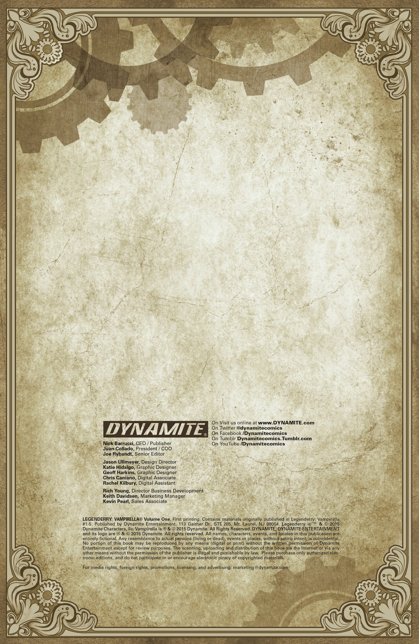 Read online Legenderry: Vampirella comic -  Issue # _TPB - 3