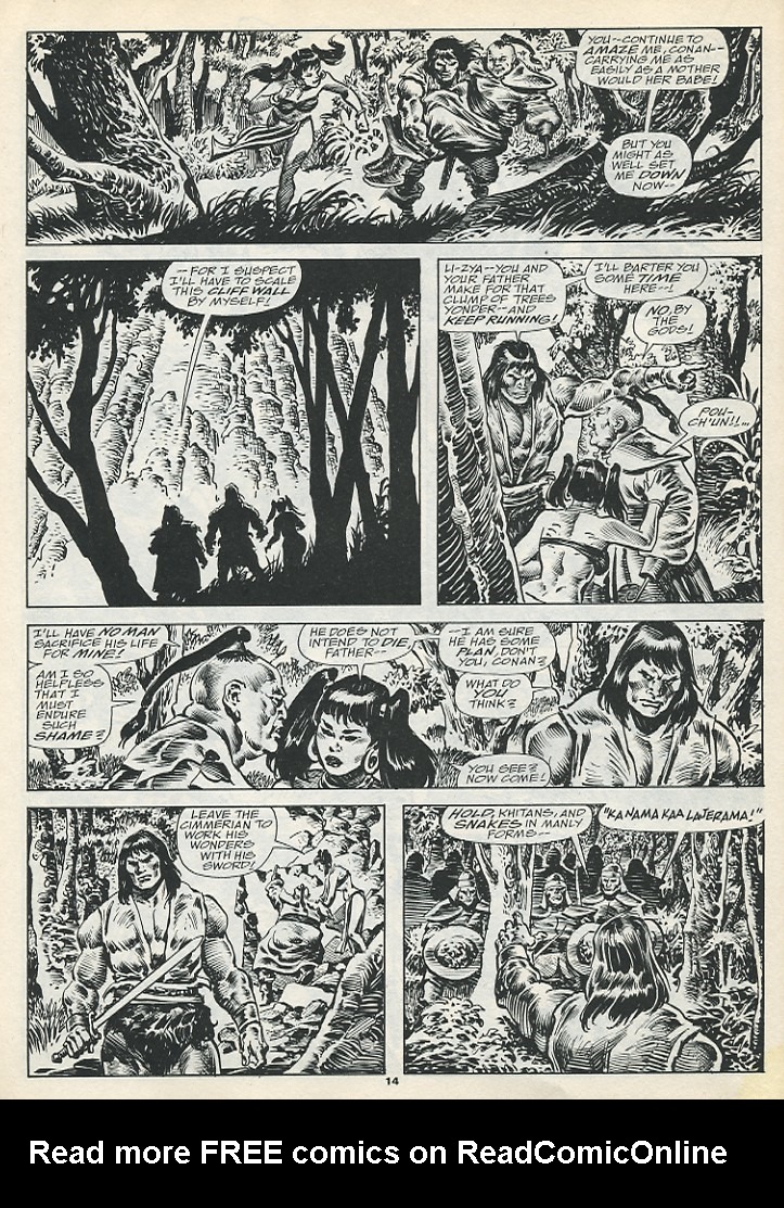 Read online The Savage Sword Of Conan comic -  Issue #193 - 16