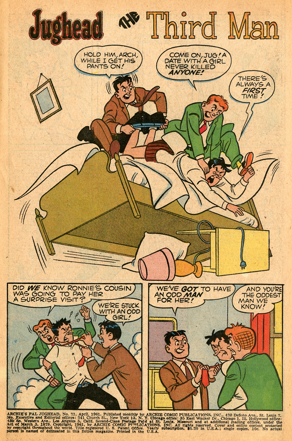 Read online Archie's Pal Jughead comic -  Issue #71 - 3