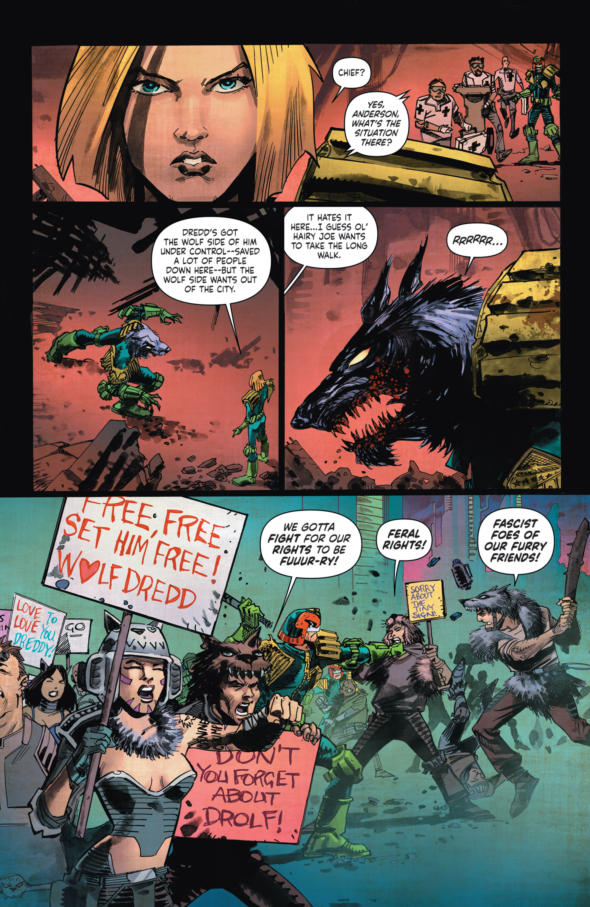 Read online Judge Dredd: Deviations comic -  Issue # Full - 17