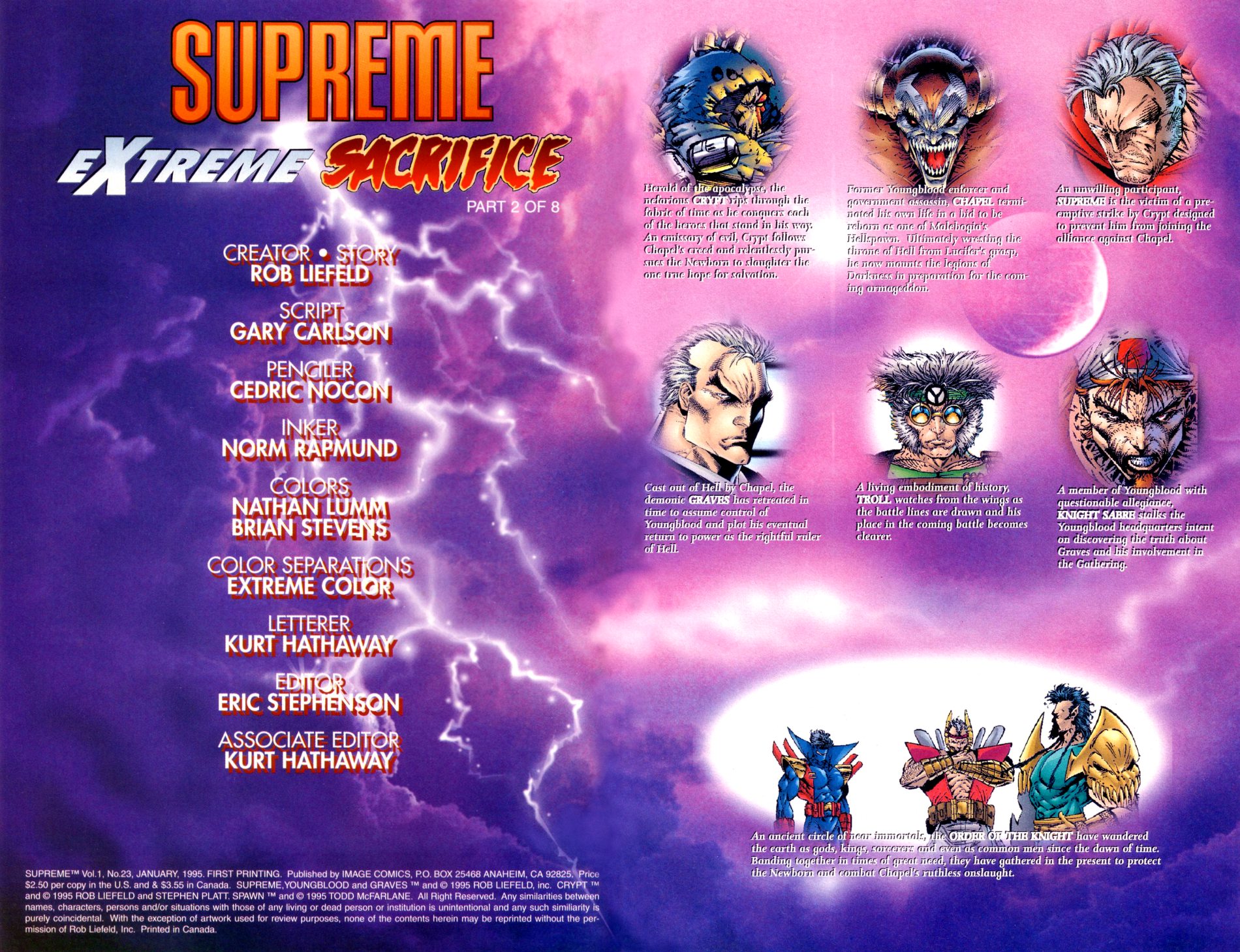 Read online Supreme (1992) comic -  Issue #23 - 2