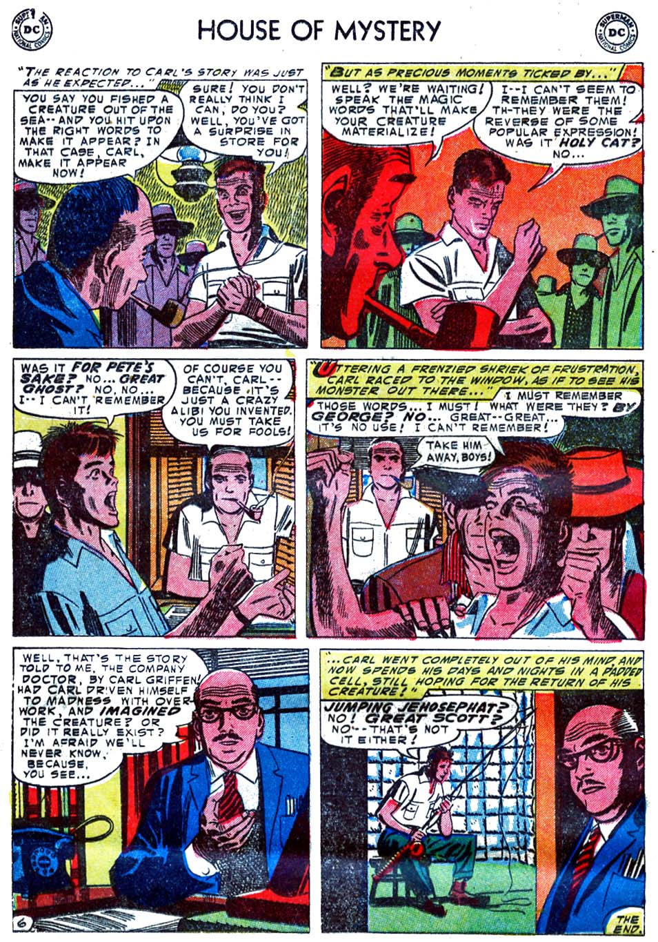 Read online House of Mystery (1951) comic -  Issue #31 - 16