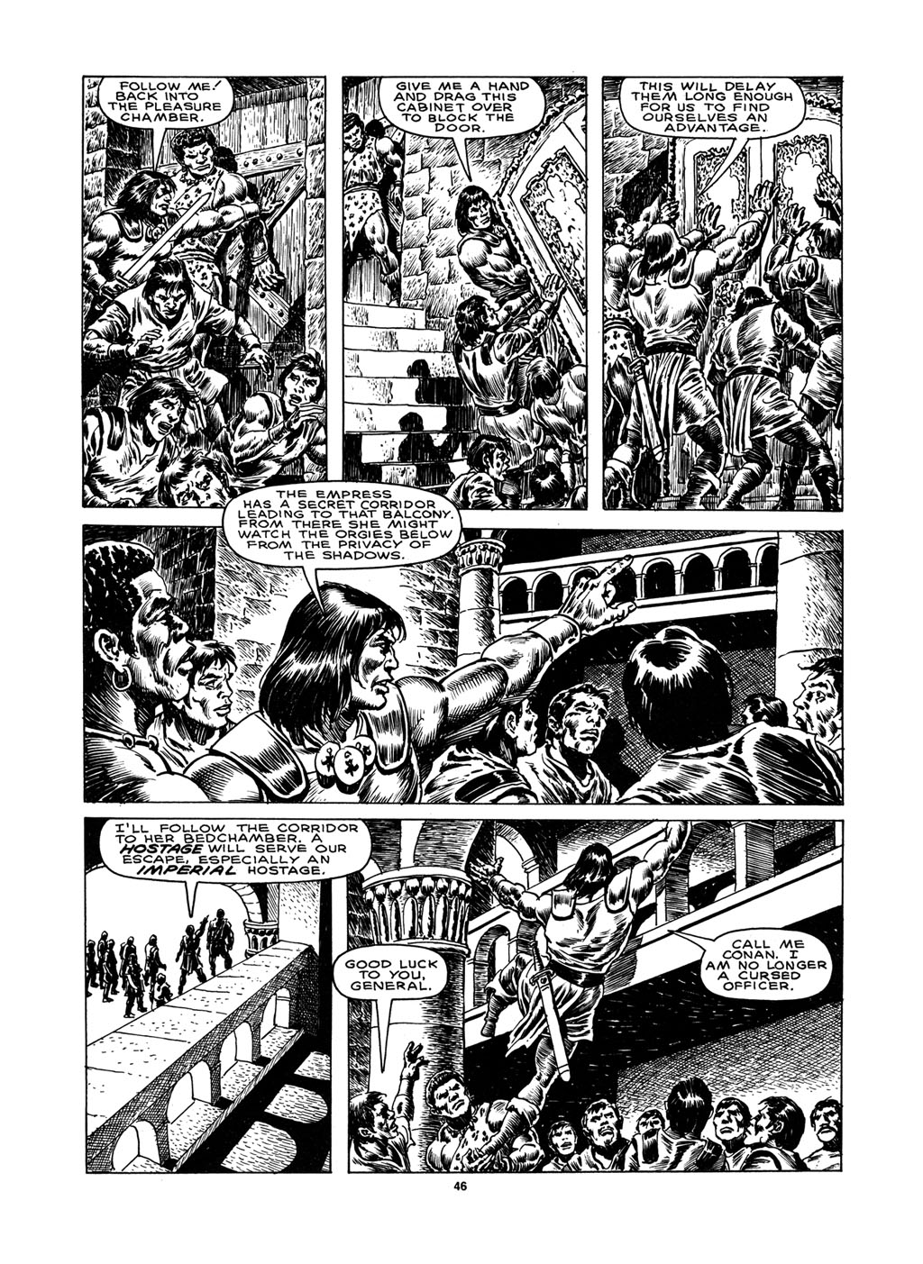 Read online The Savage Sword Of Conan comic -  Issue #148 - 44