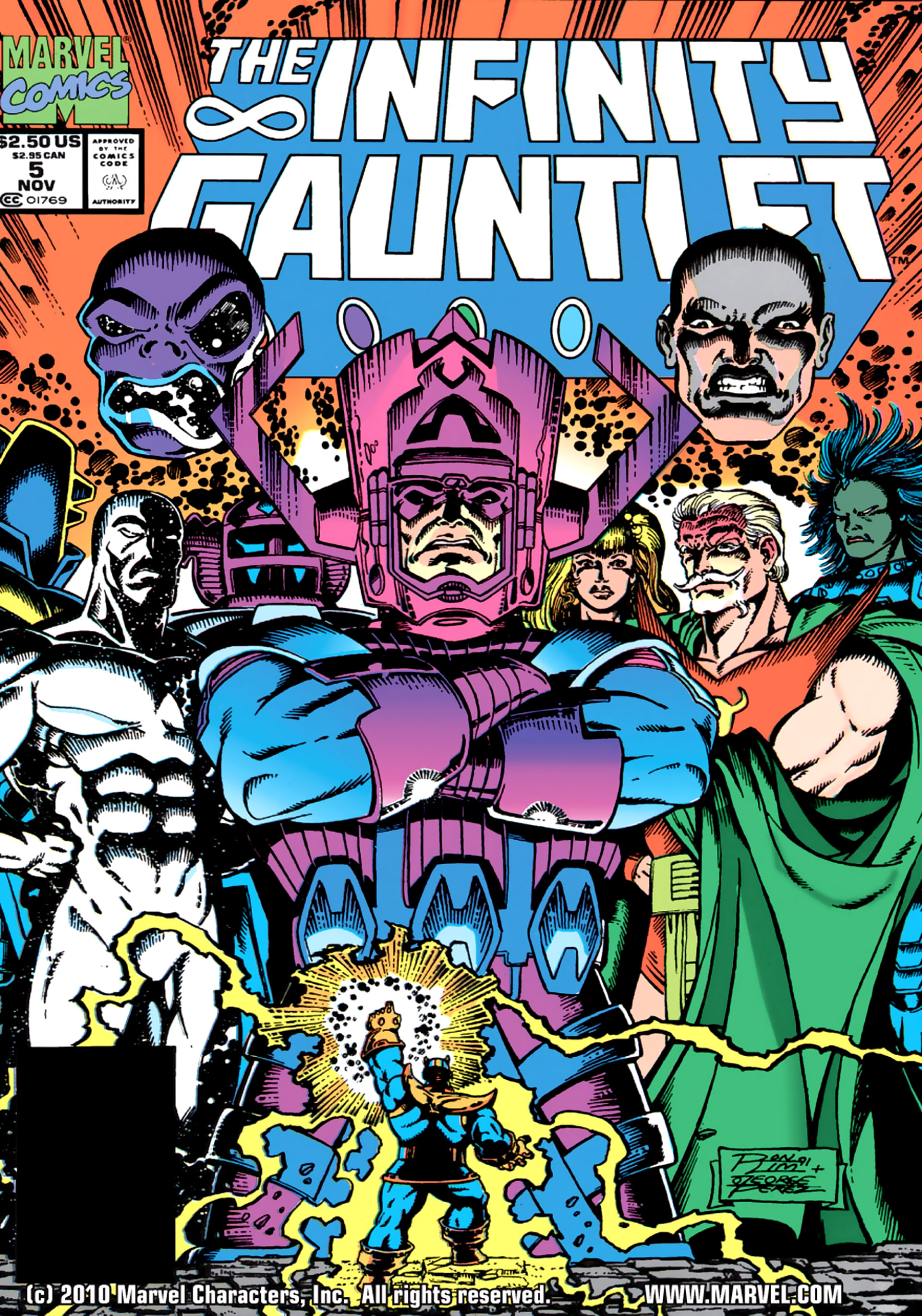 Read online Infinity Gauntlet (1991) comic -  Issue #5 - 1
