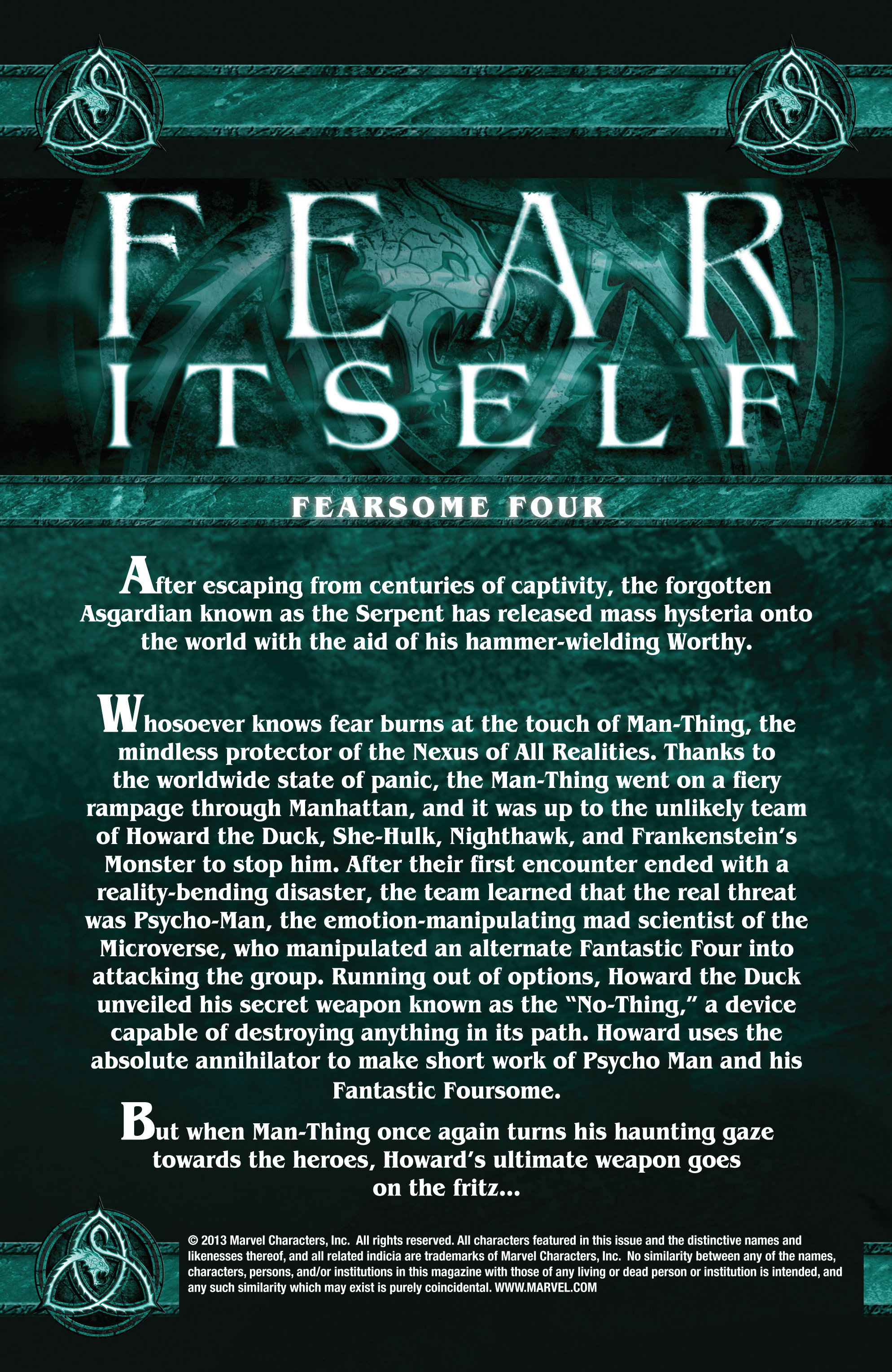 Read online Fear Itself: Fearsome Four comic -  Issue #4 - 2
