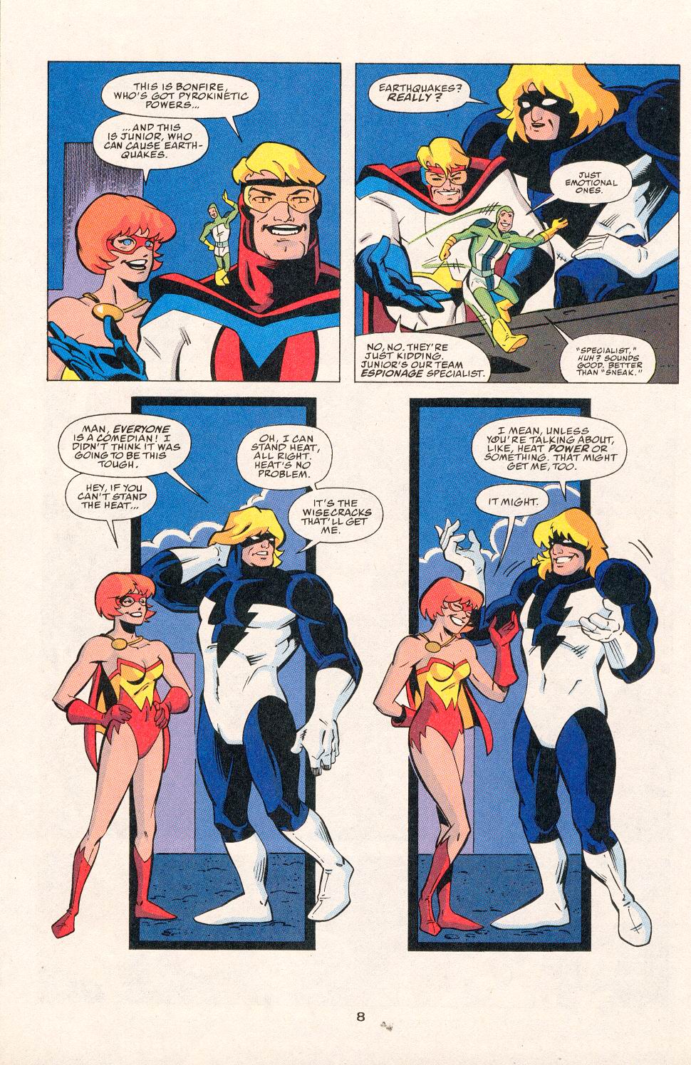 Read online Young Heroes in Love comic -  Issue #1 - 9