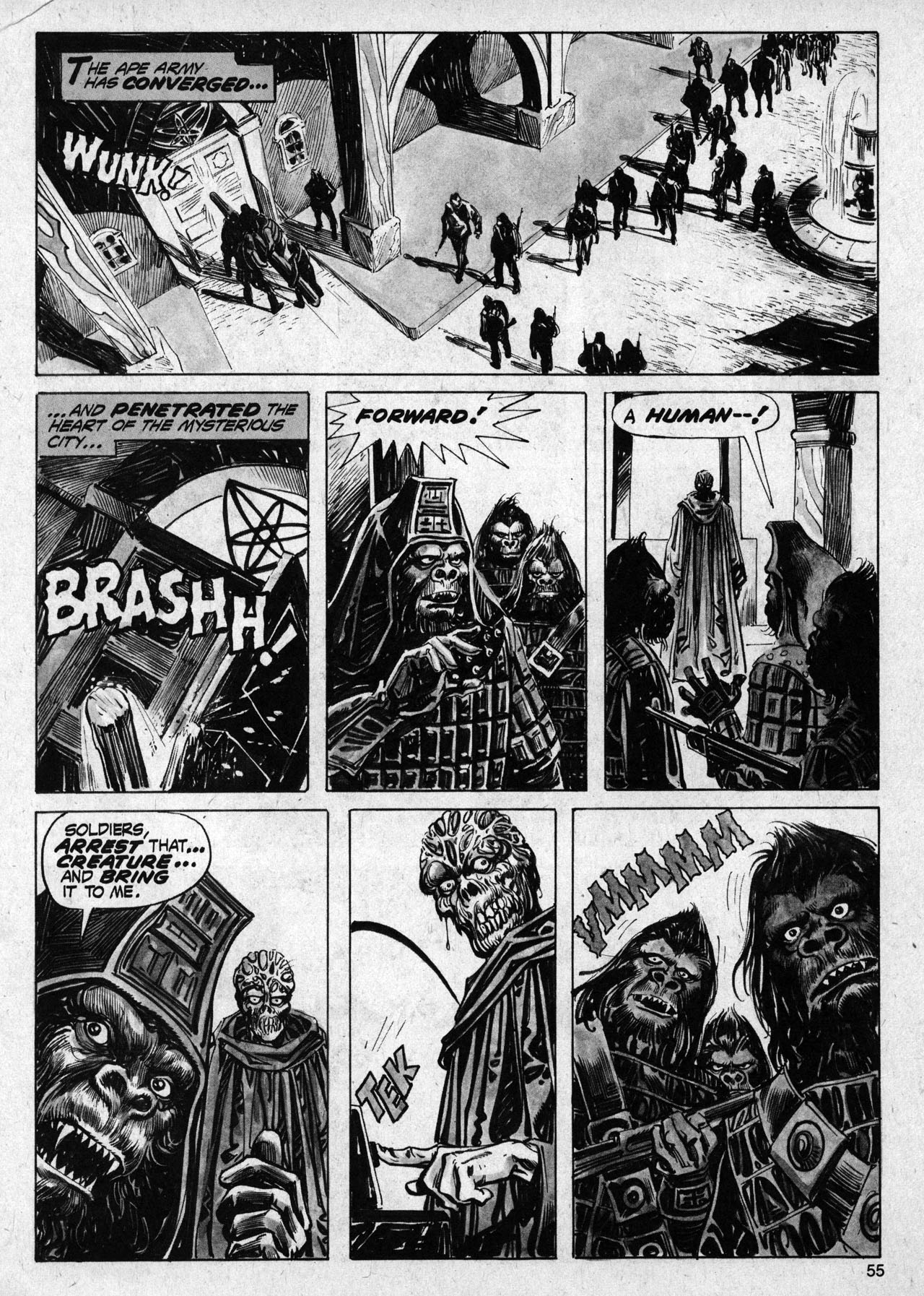 Read online Planet of the Apes comic -  Issue #11 - 51