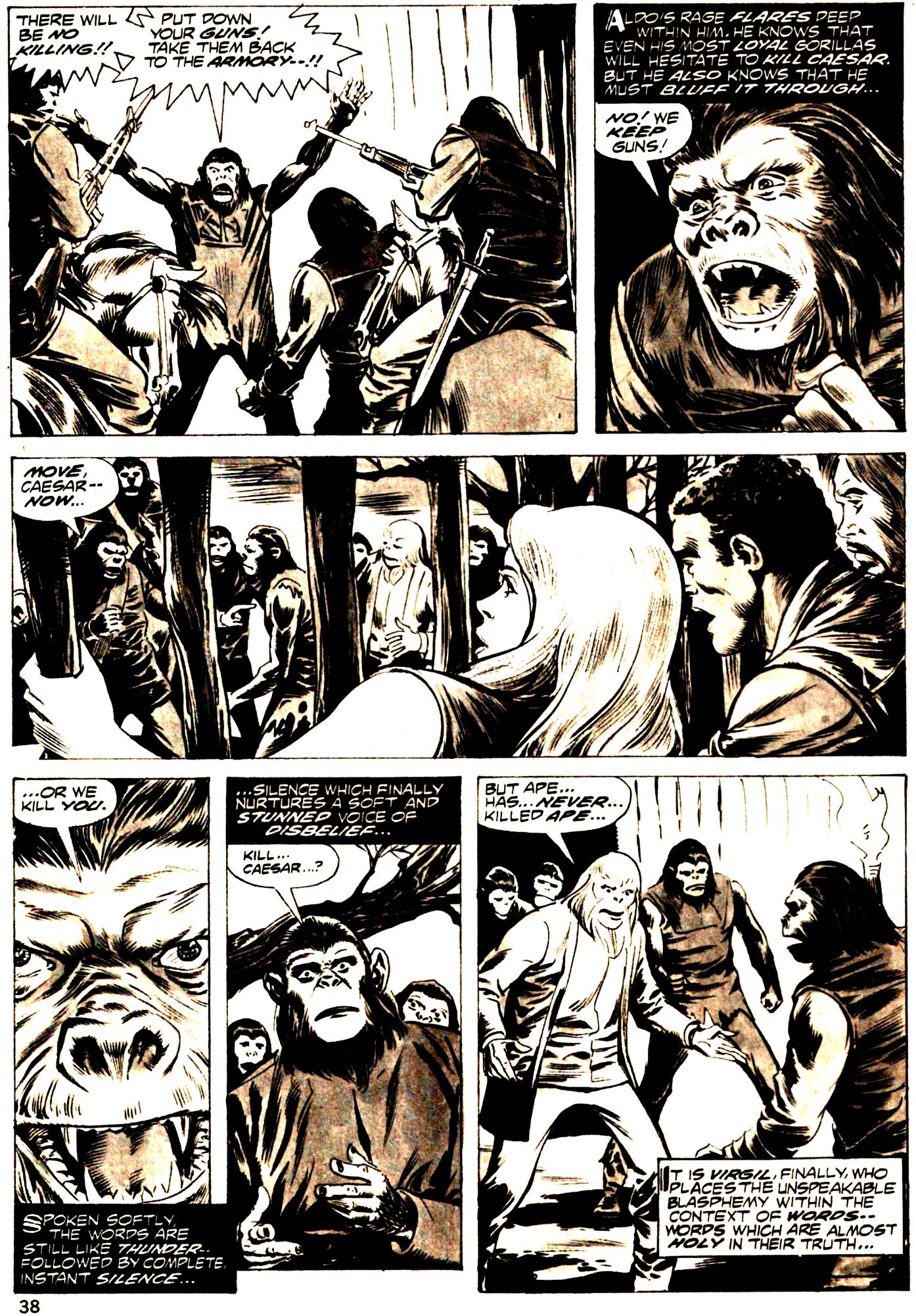 Read online Planet of the Apes comic -  Issue #28 - 37