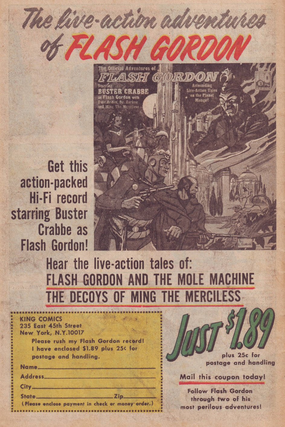 Read online Flash Gordon (1966) comic -  Issue #7 - 34